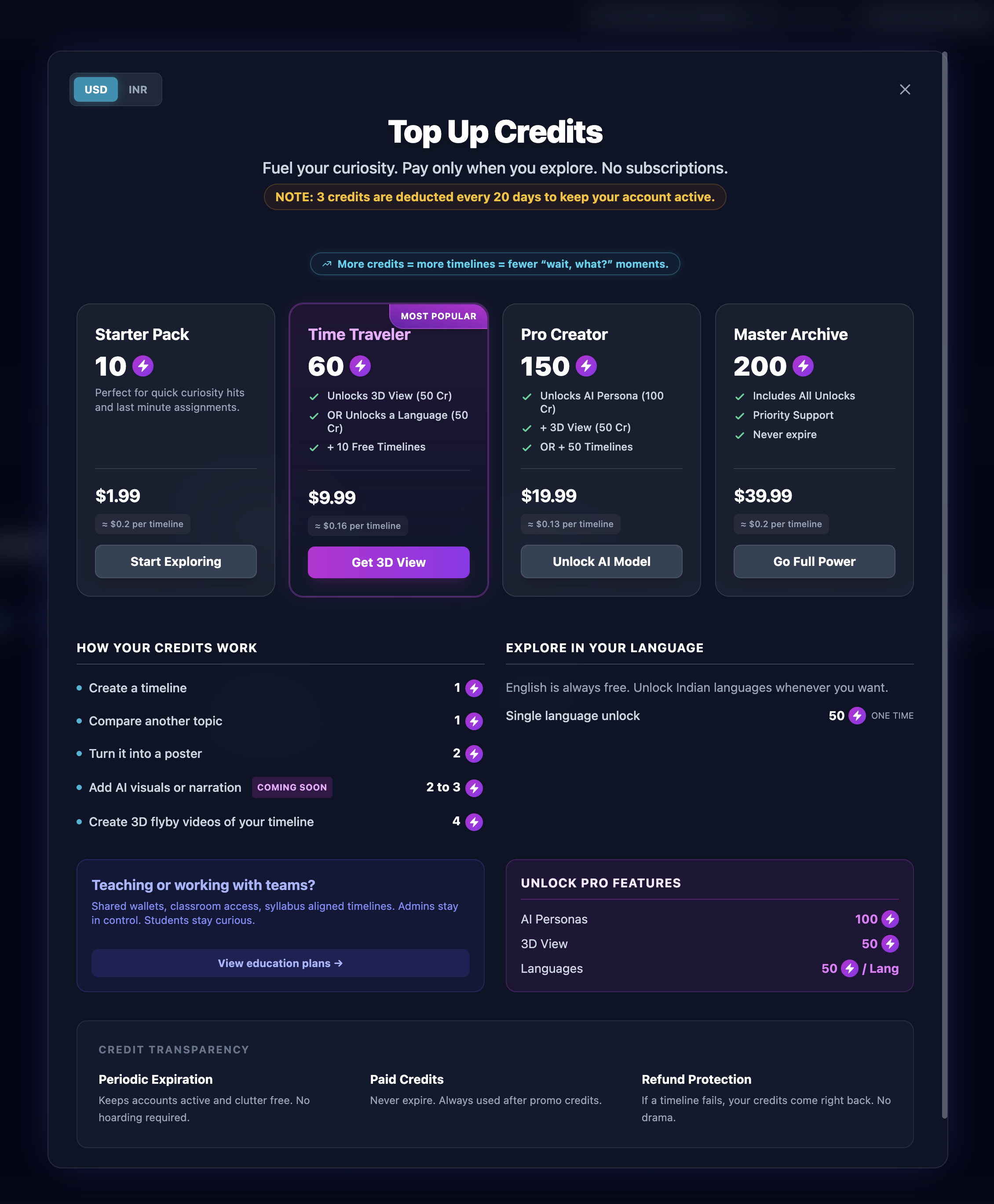 TimeLineX screenshot 4