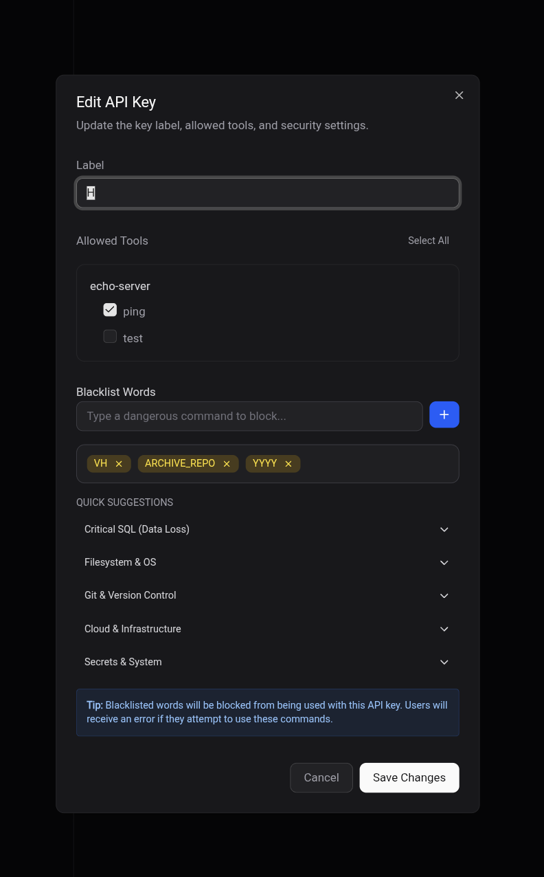 MCP Guard screenshot 2