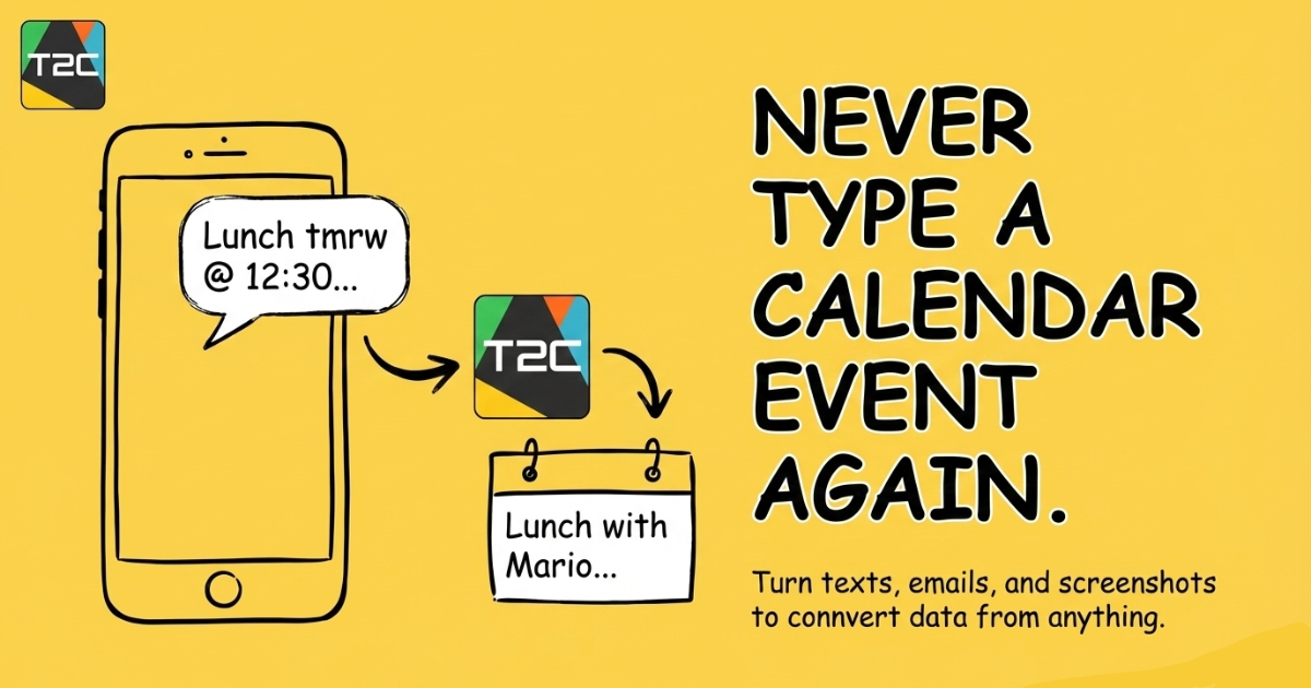 Text2Cal - Your AI Calendar Assistant screenshot 2