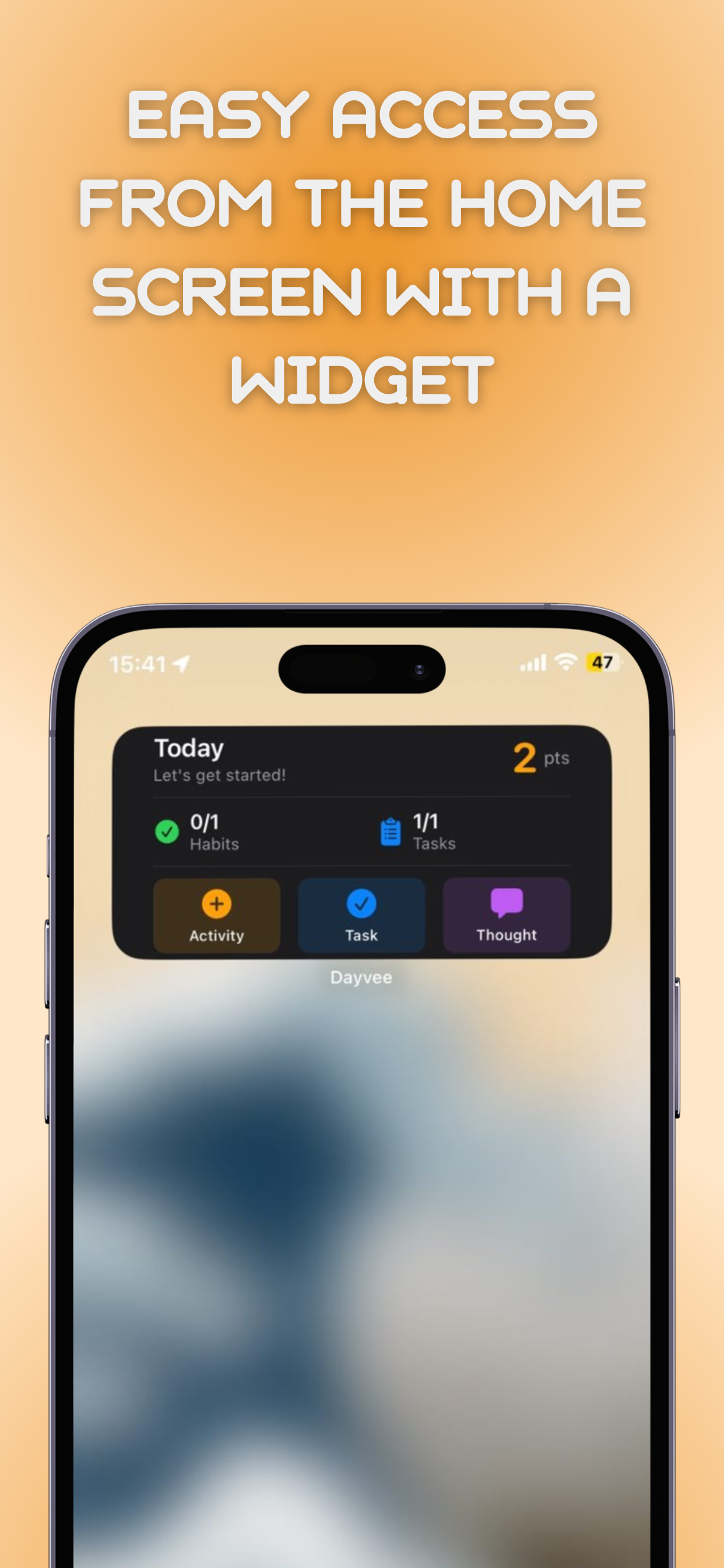 Dayvee: Daily Life Tracker screenshot 3