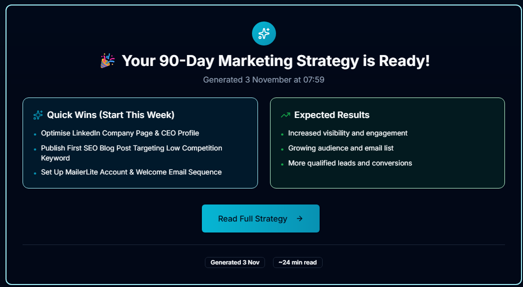 Marketeze.ai screenshot 1