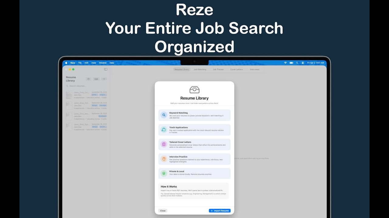 Reze: Job Search Assistant screenshot 7