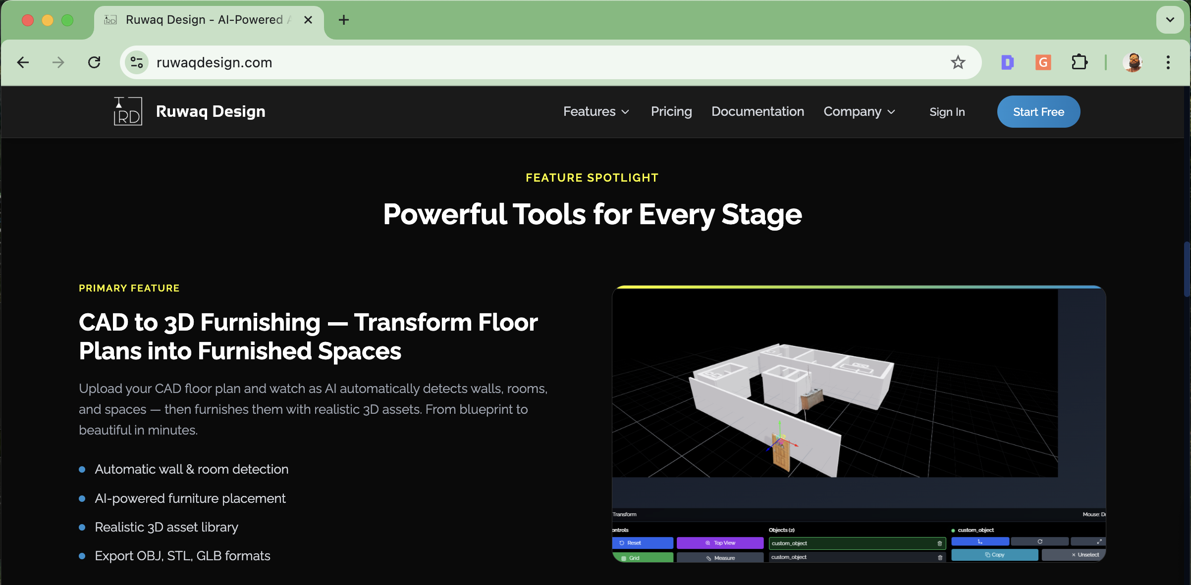 Ruwaq Design AI screenshot 2
