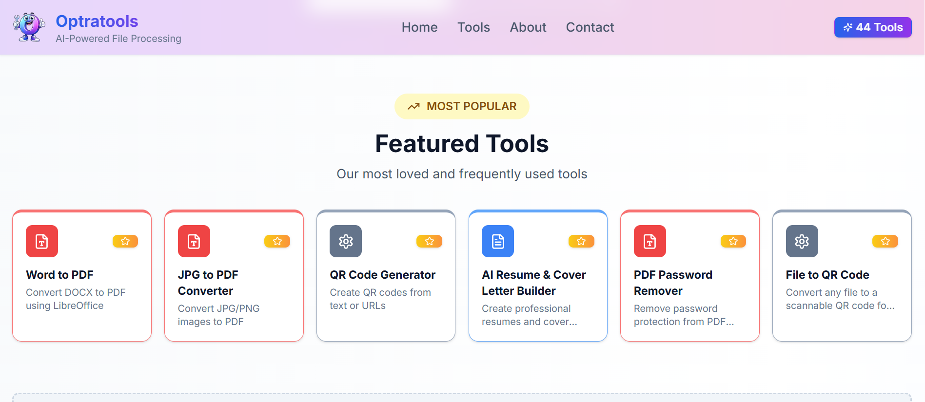 Optratools screenshot 2