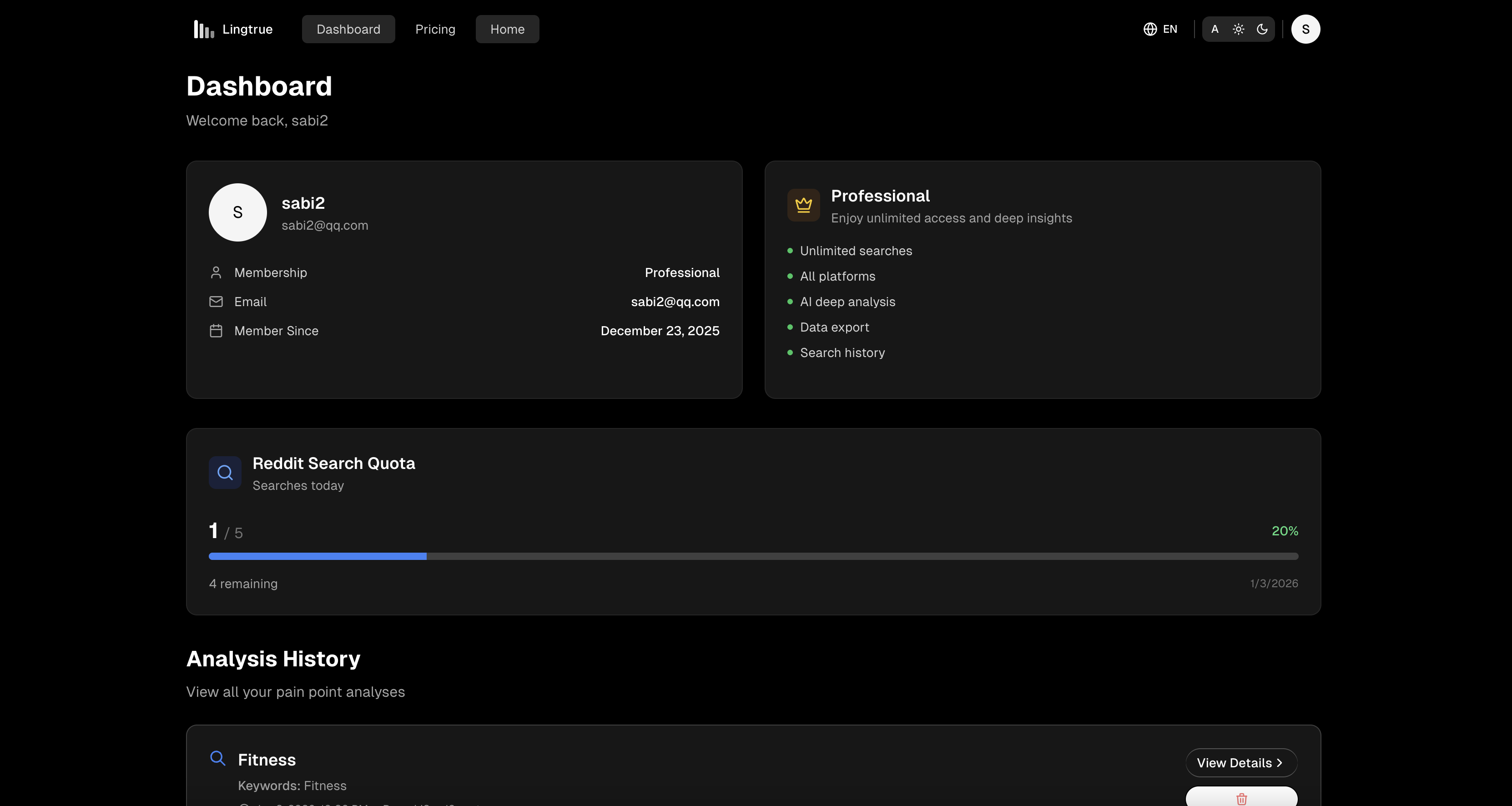 LINGTURE screenshot 3