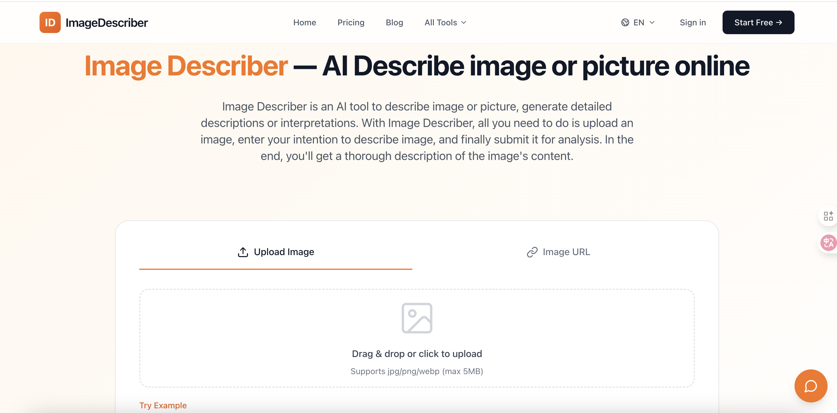 ImageDescriber screenshot 1