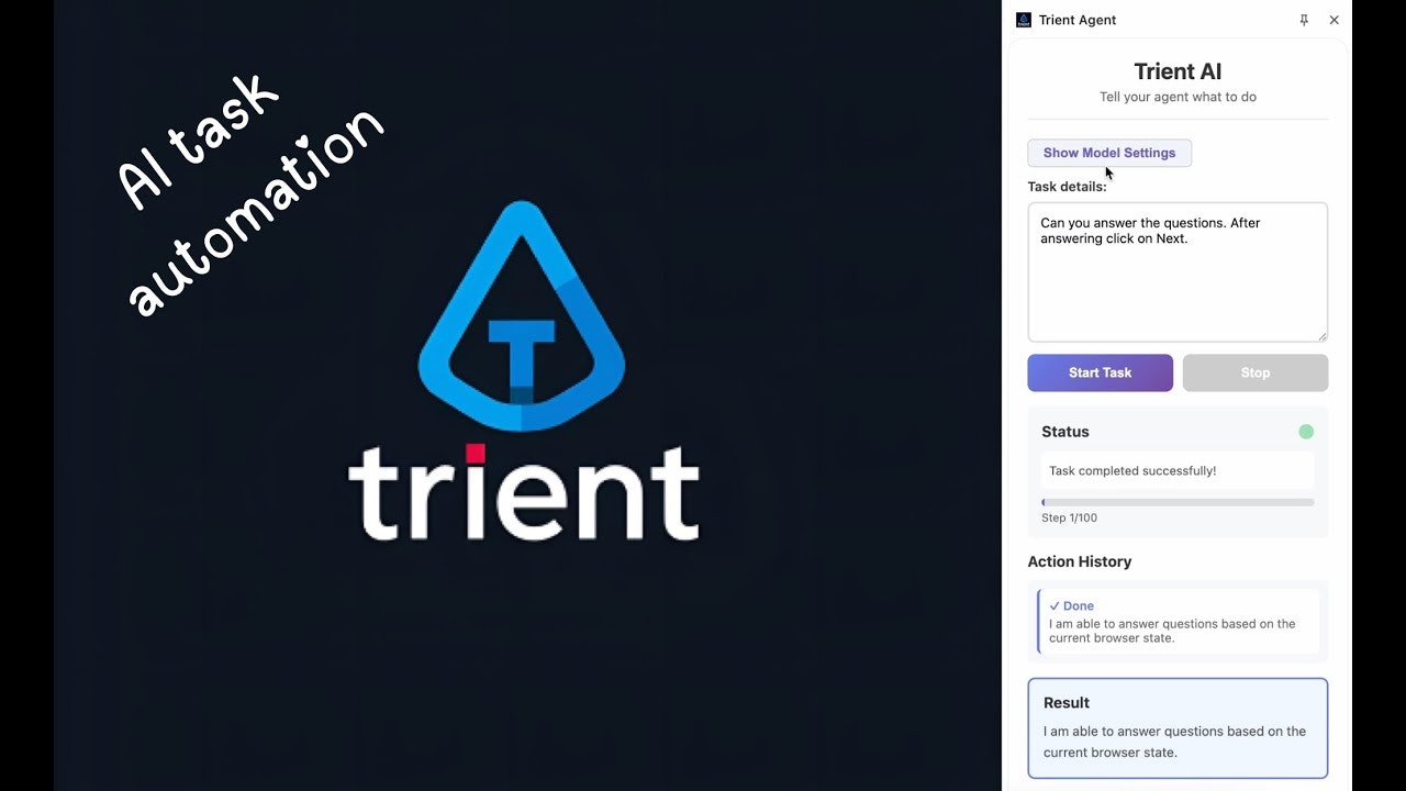Trient AI screenshot 1