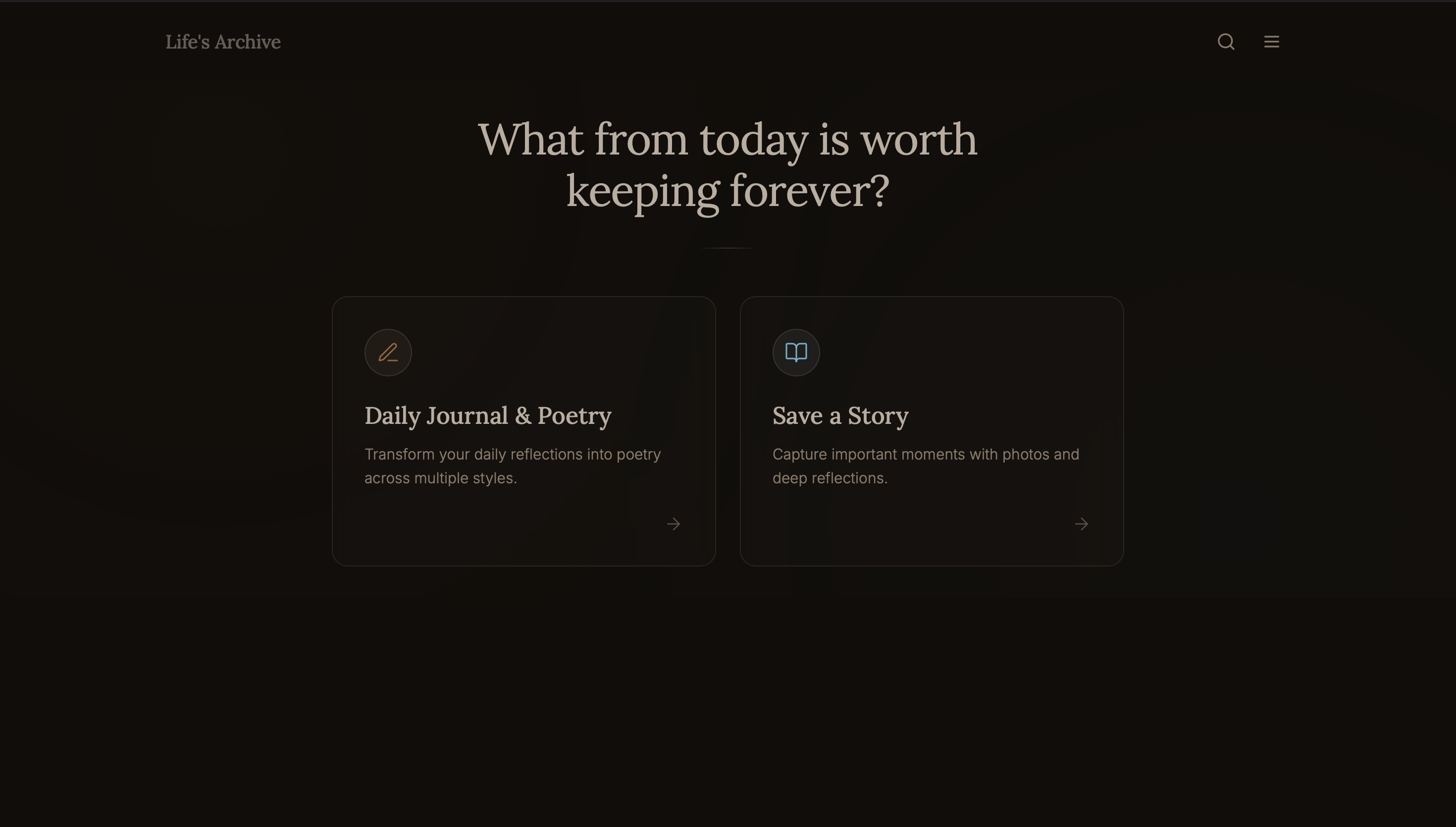 Life's Archive screenshot 2
