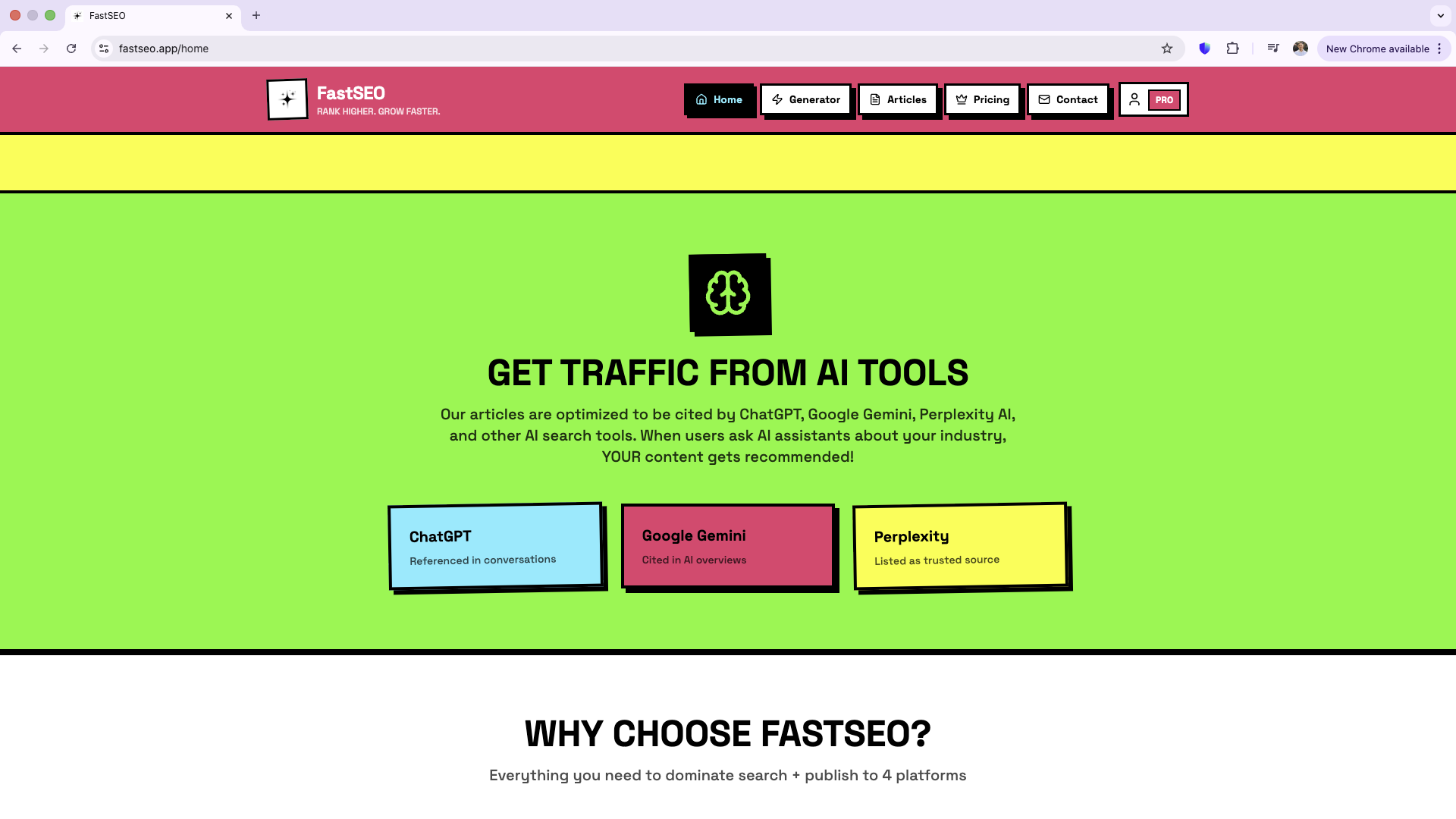 FastSEO screenshot 2
