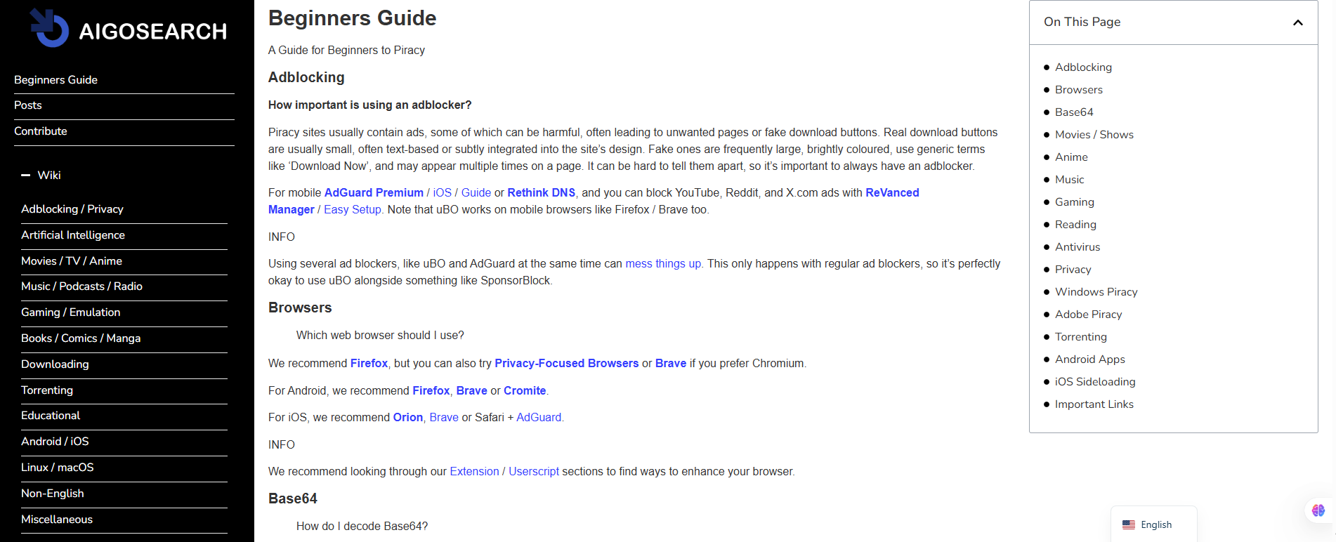 Aigosearch screenshot 2