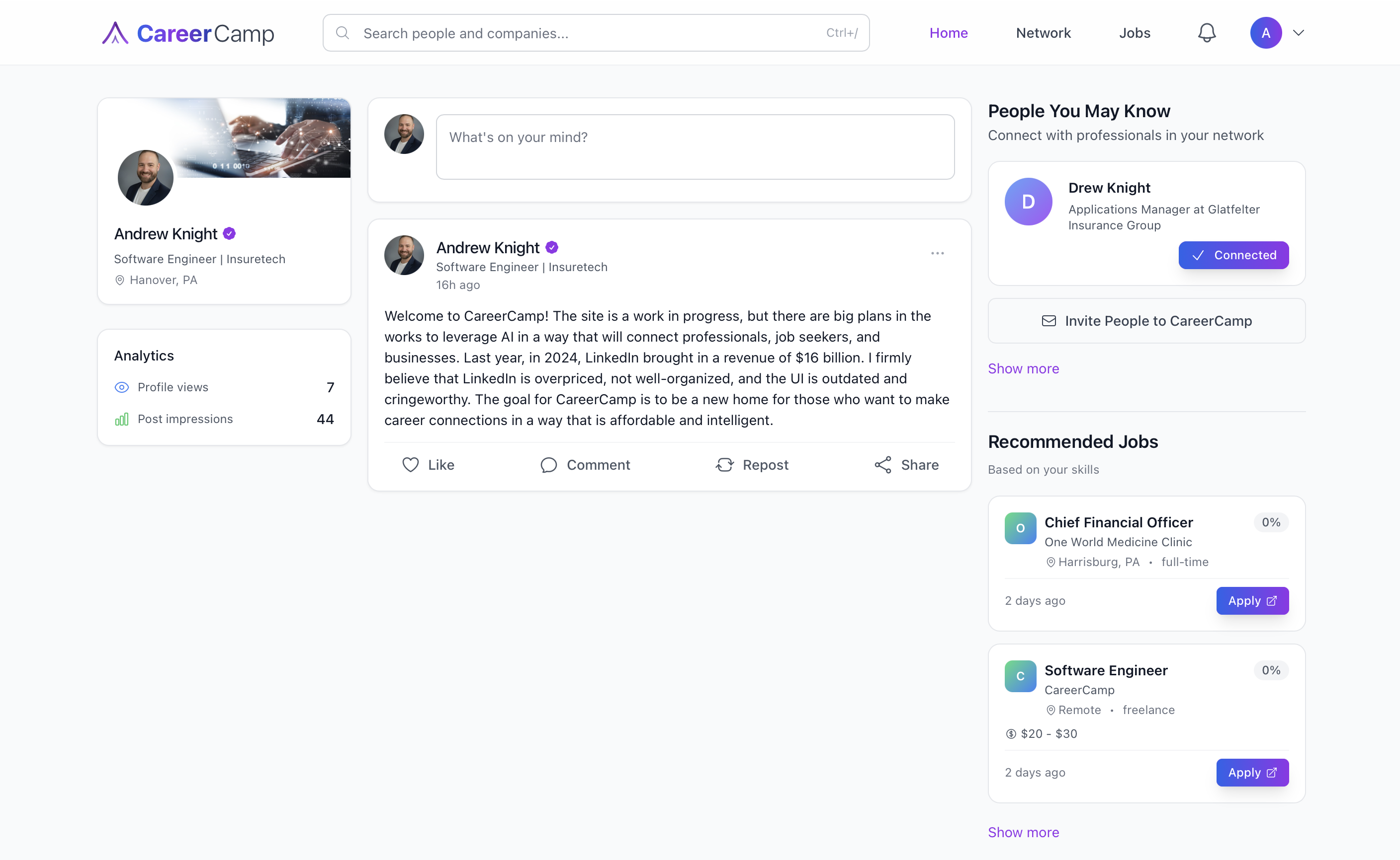 CareerCamp screenshot 2