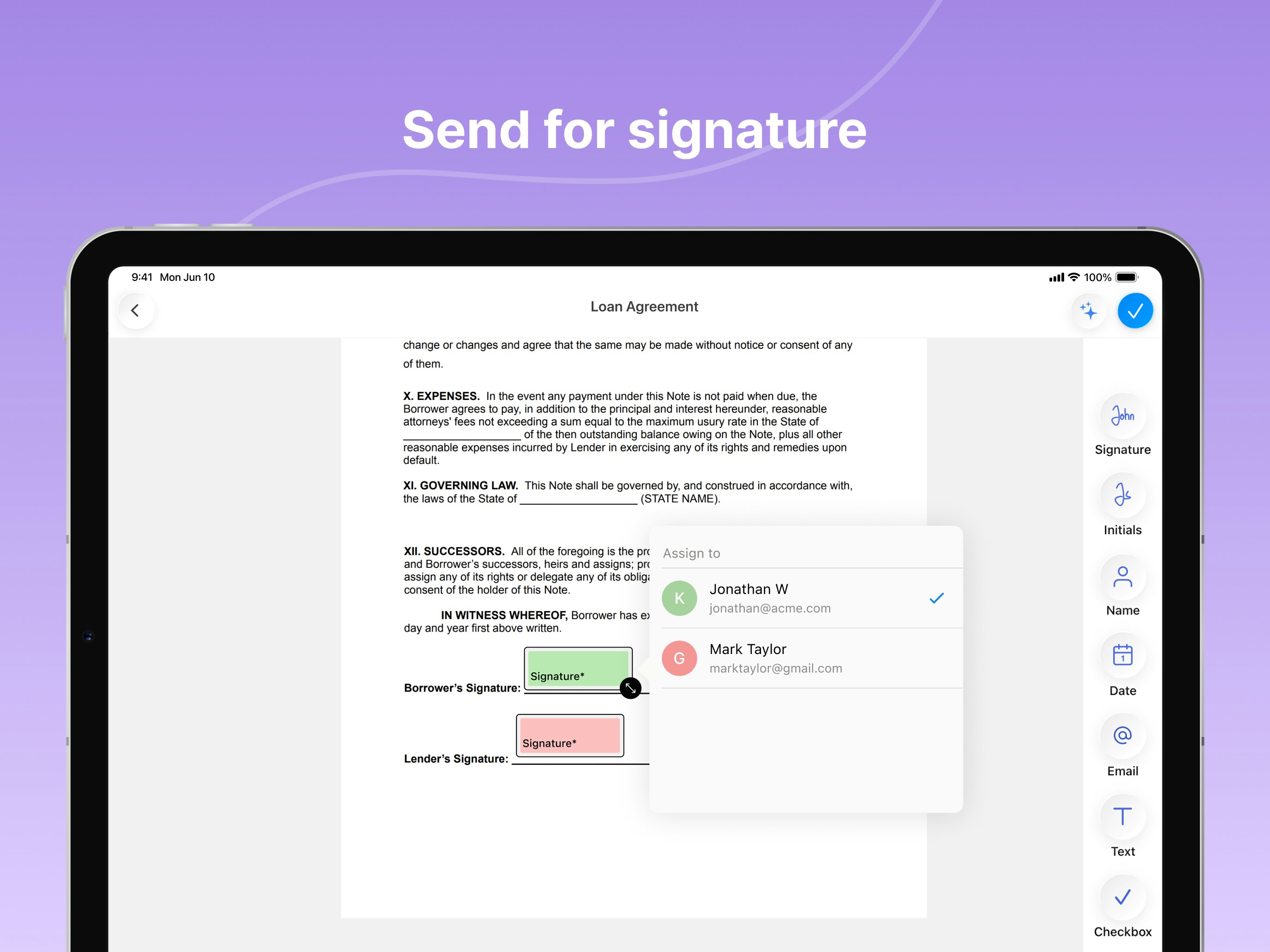 Signeasy: Al-Powered eSign app screenshot 3