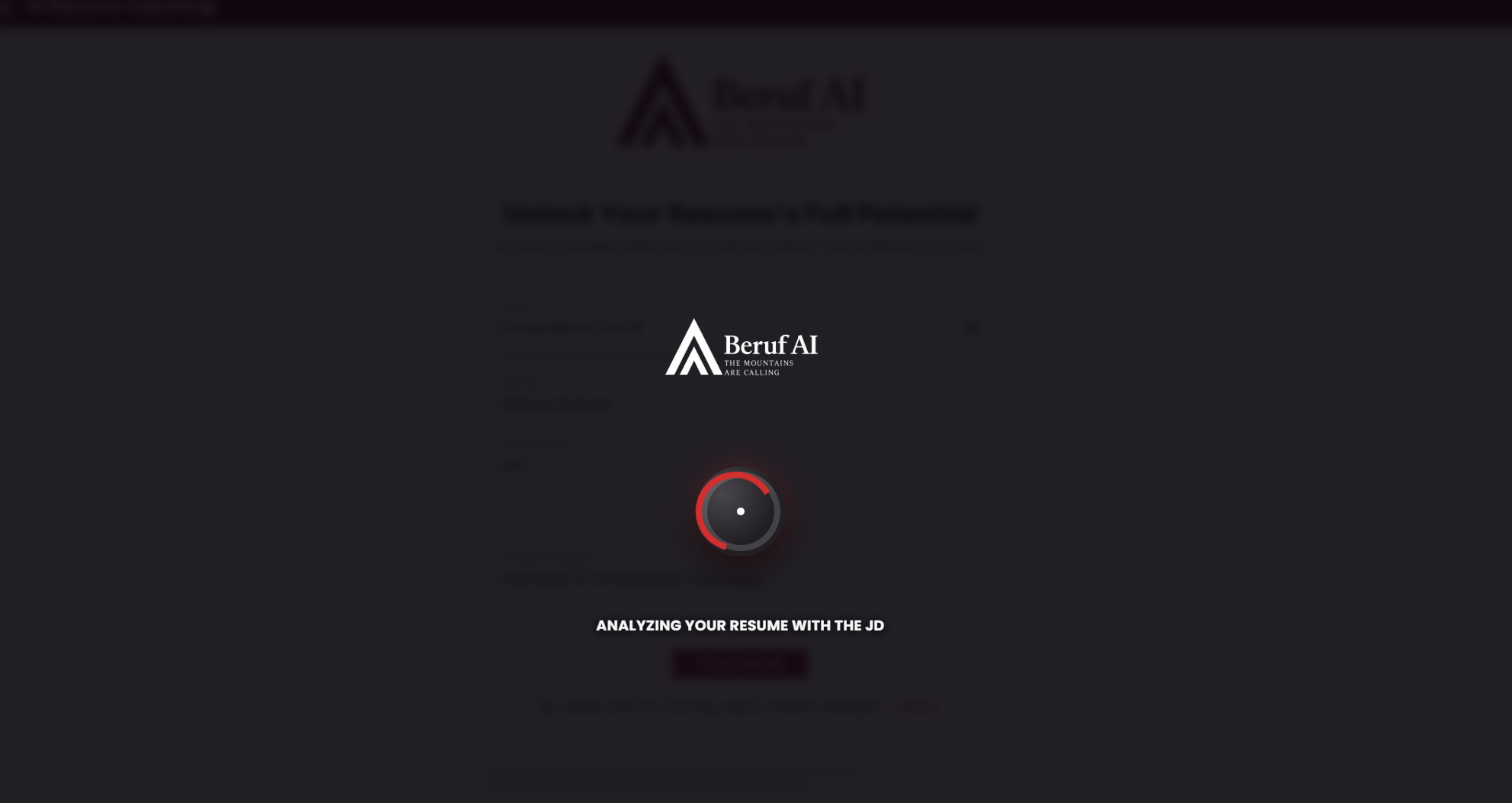 Beruf AI Resume Coaching screenshot 3