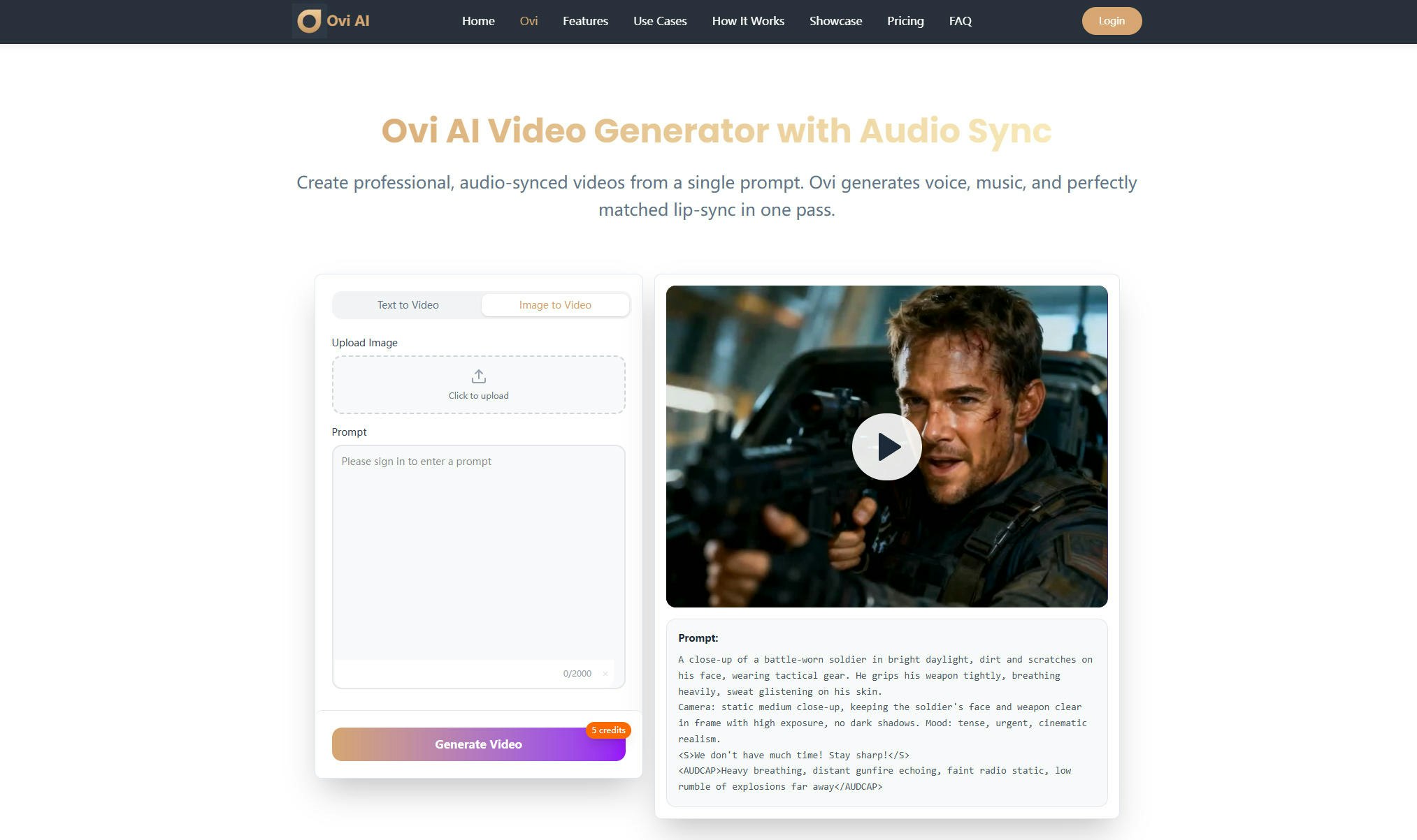 Ovi AI Video screenshot 2