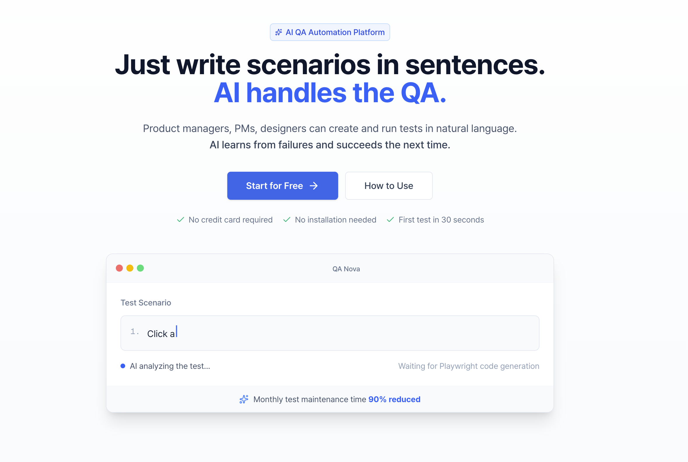 QA Nova screenshot 1