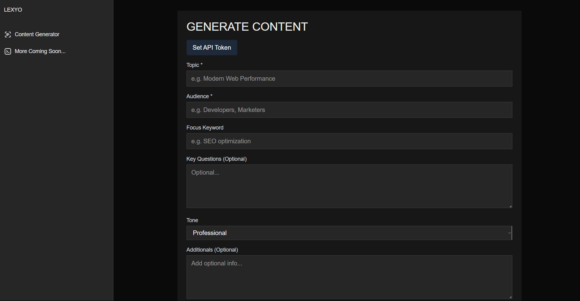 Lexyo screenshot 1