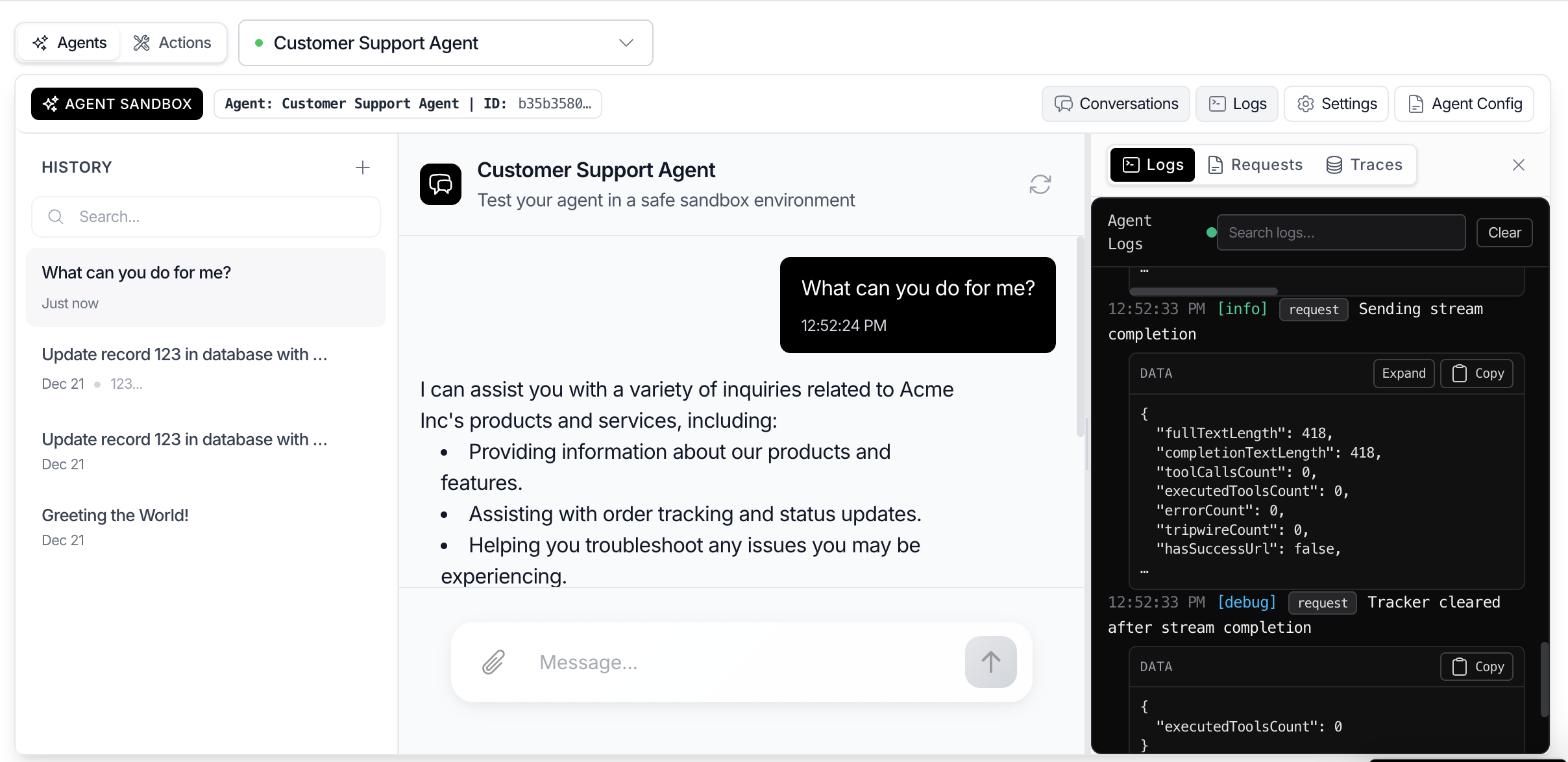 Meebly: Fully Managed AI Agents Platform screenshot 3