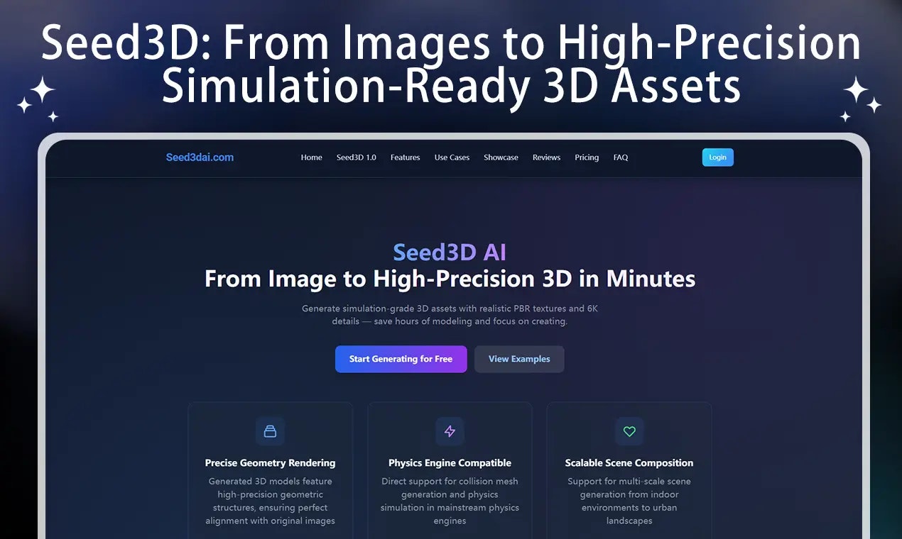 Seed3D AI screenshot 1
