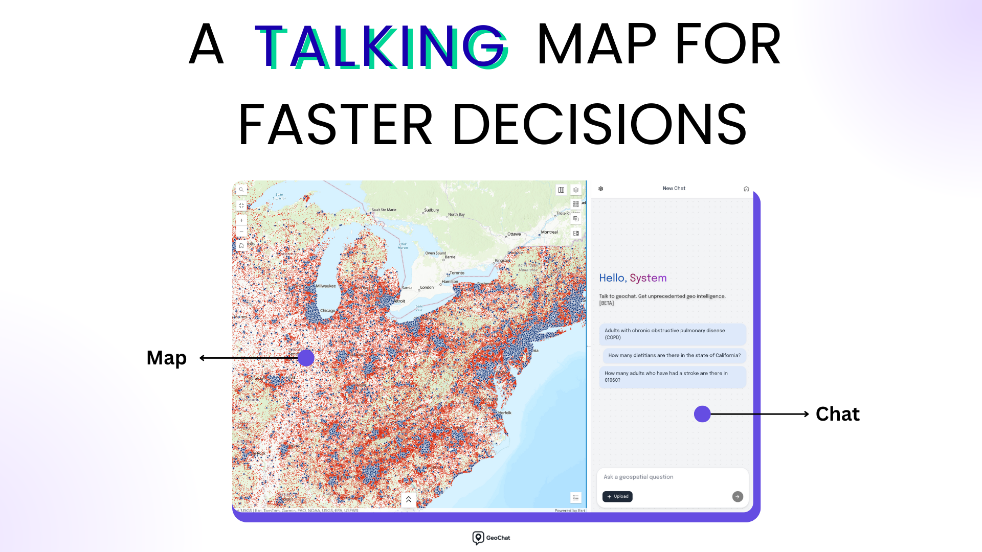 GeoChat screenshot 2