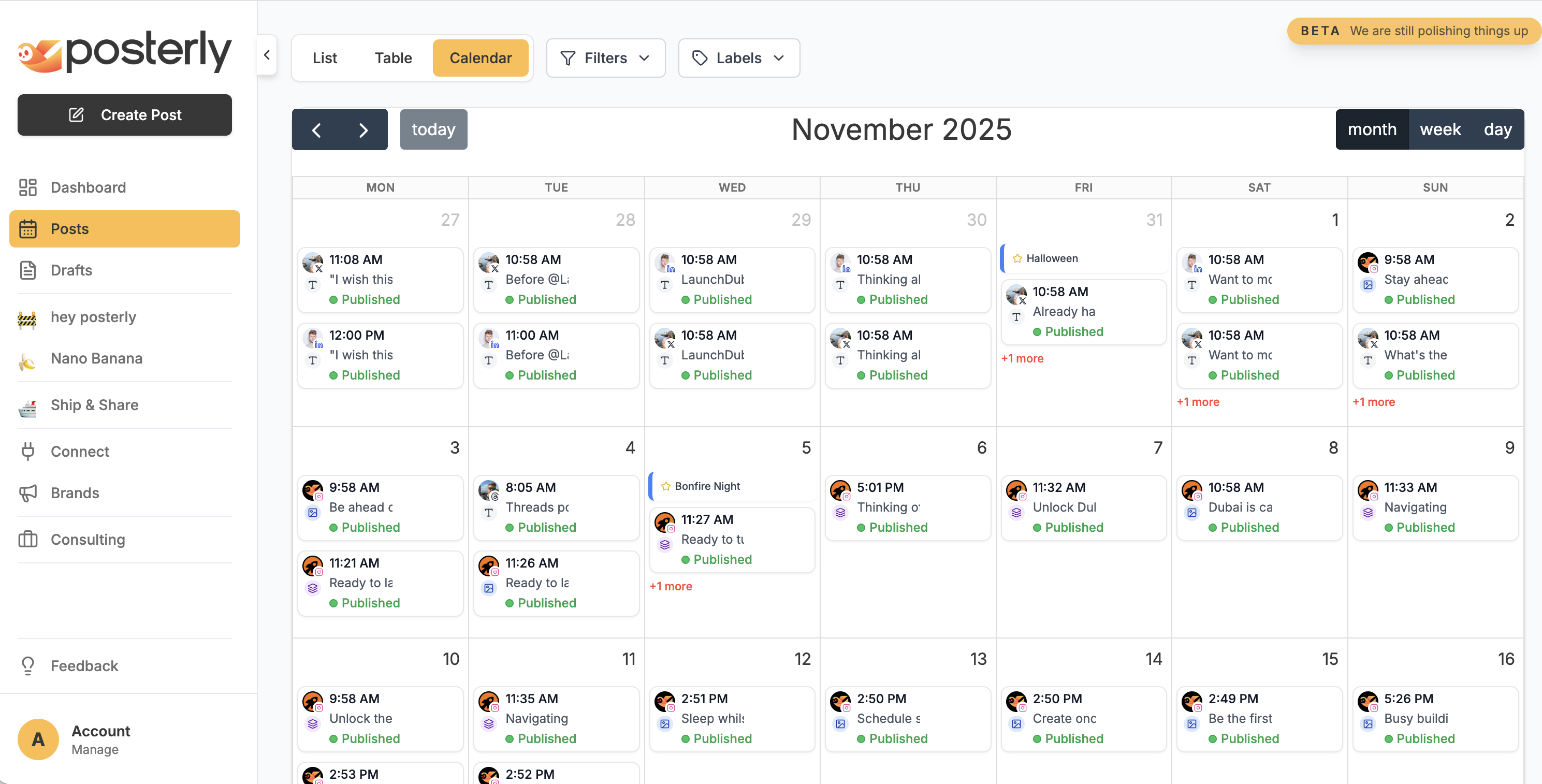 Posterly - AI-Powered Social Media Tool screenshot 3