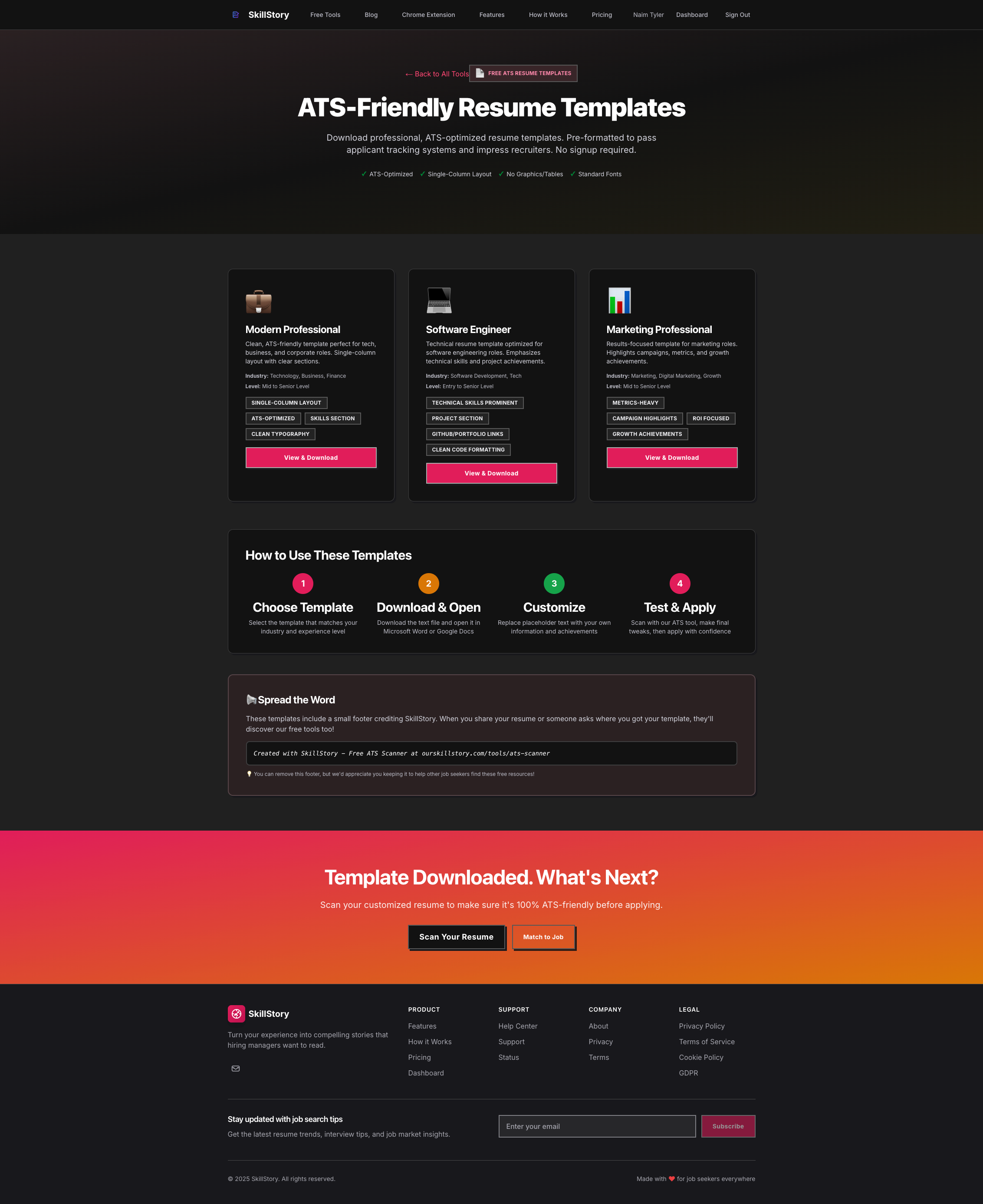 SkillStory - Job Hunter & Resume Builder screenshot 7