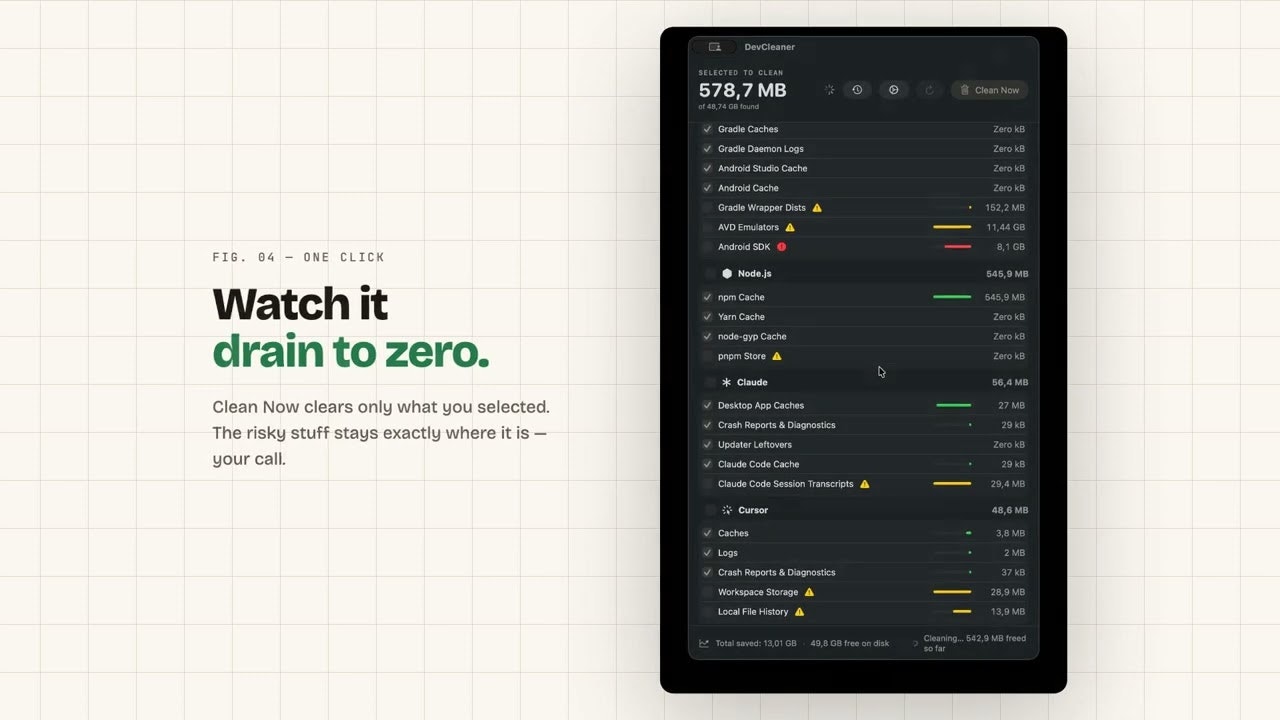 DevCleaner screenshot 9