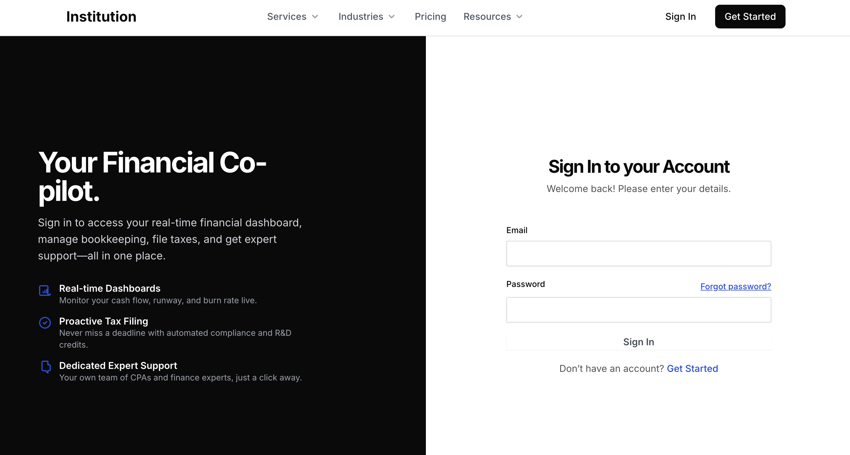 Institution screenshot 4