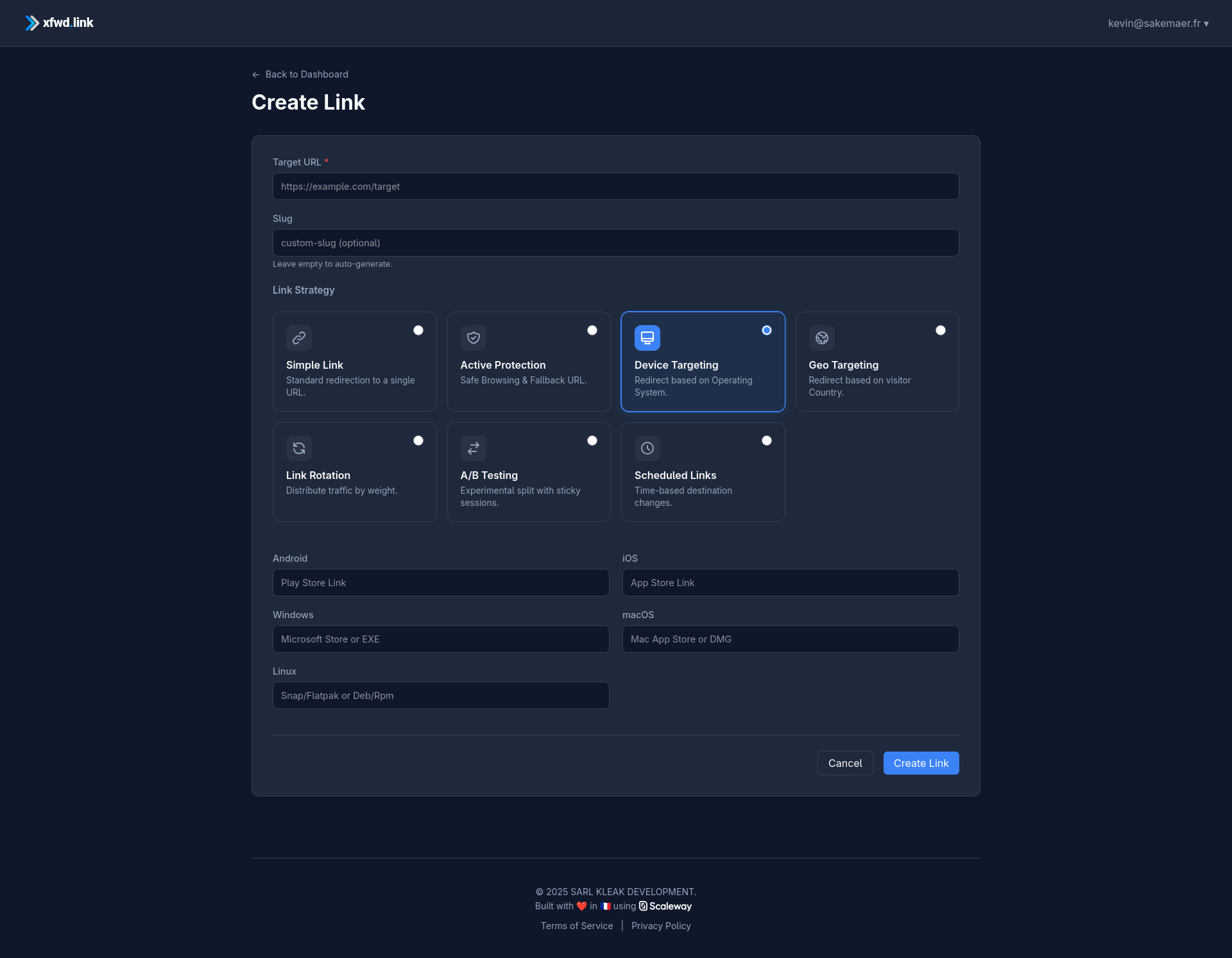 xfwd.link screenshot 5