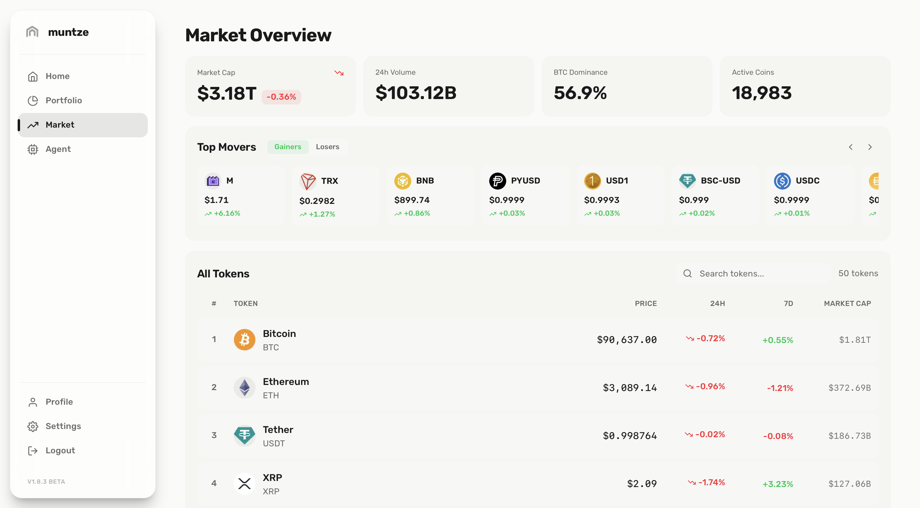 Muntze screenshot 3