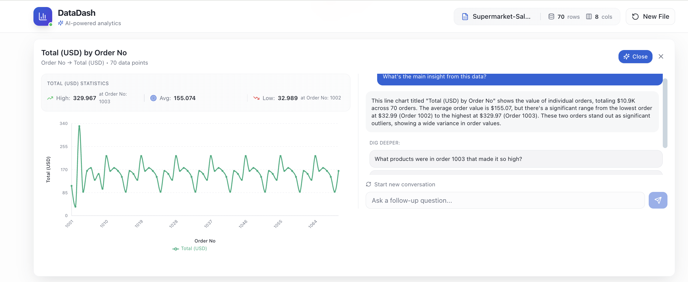 DataDash — beyond Excel & ChatGPT screenshot 8