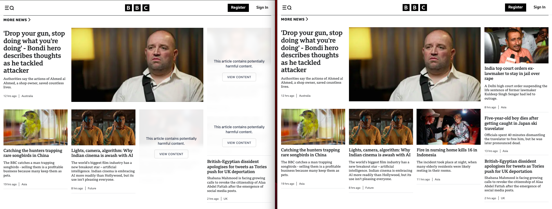 Testudo: bad-news blocker screenshot 1