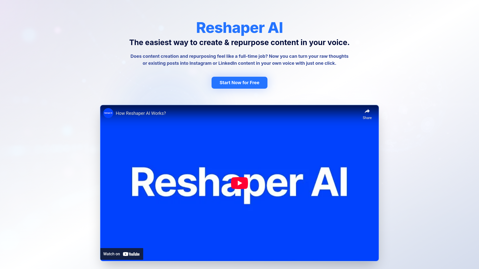 Reshaper AI screenshot 2