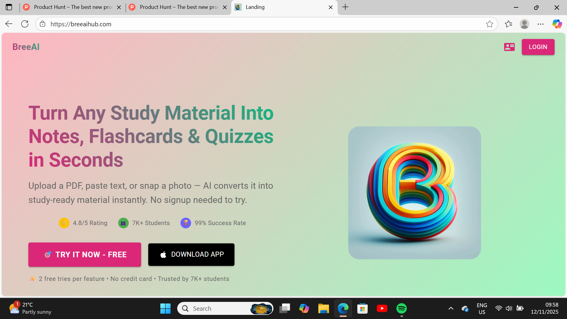 BreeAI screenshot 2