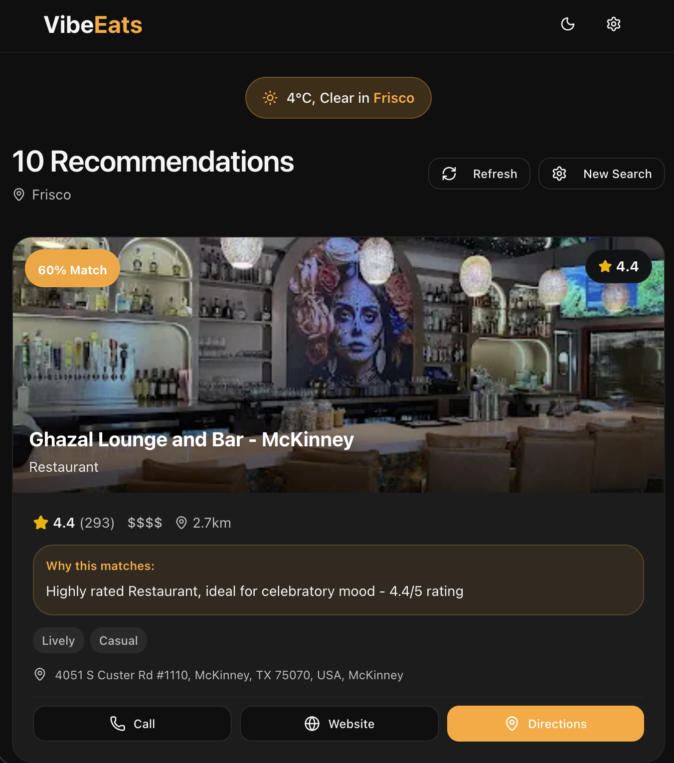 VibeEats screenshot 12