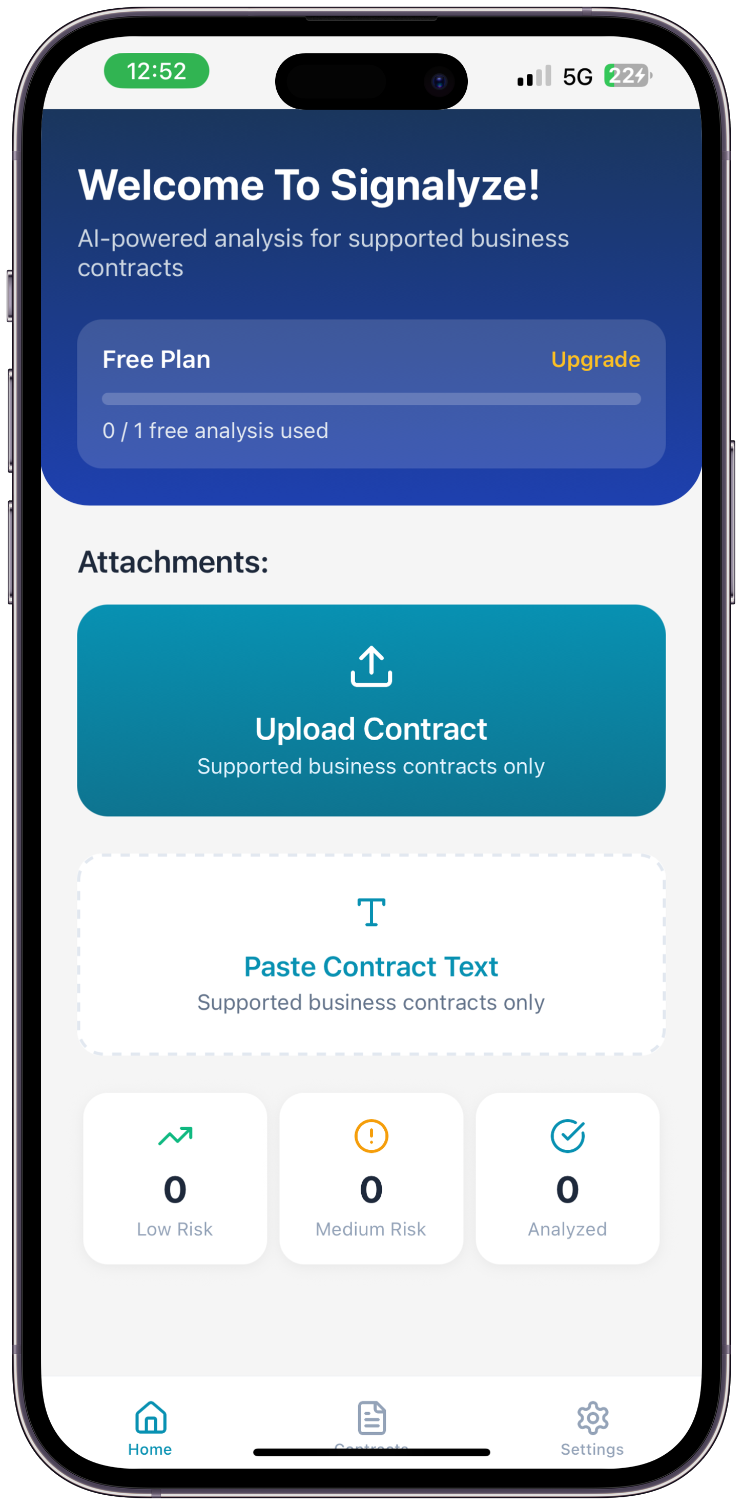Signalyze screenshot 1