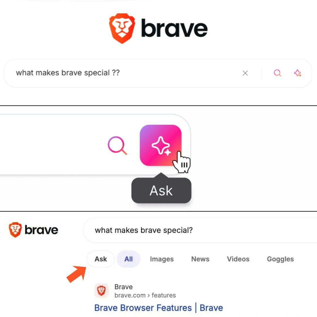Ask Brave screenshot 1