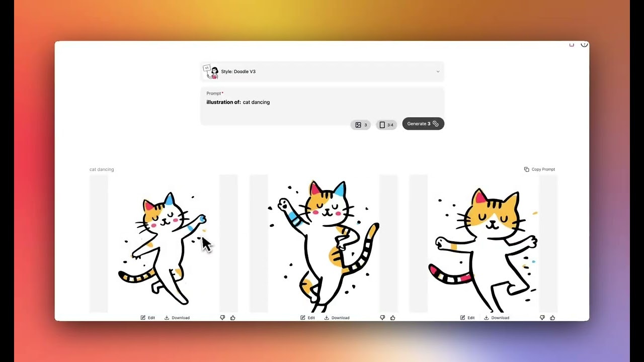 AI illustration Generator V3 screenshot 5