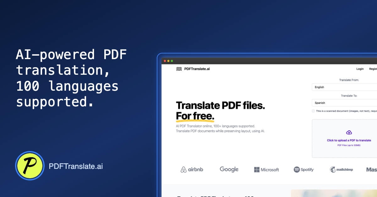 PDFTranslate.ai screenshot 1