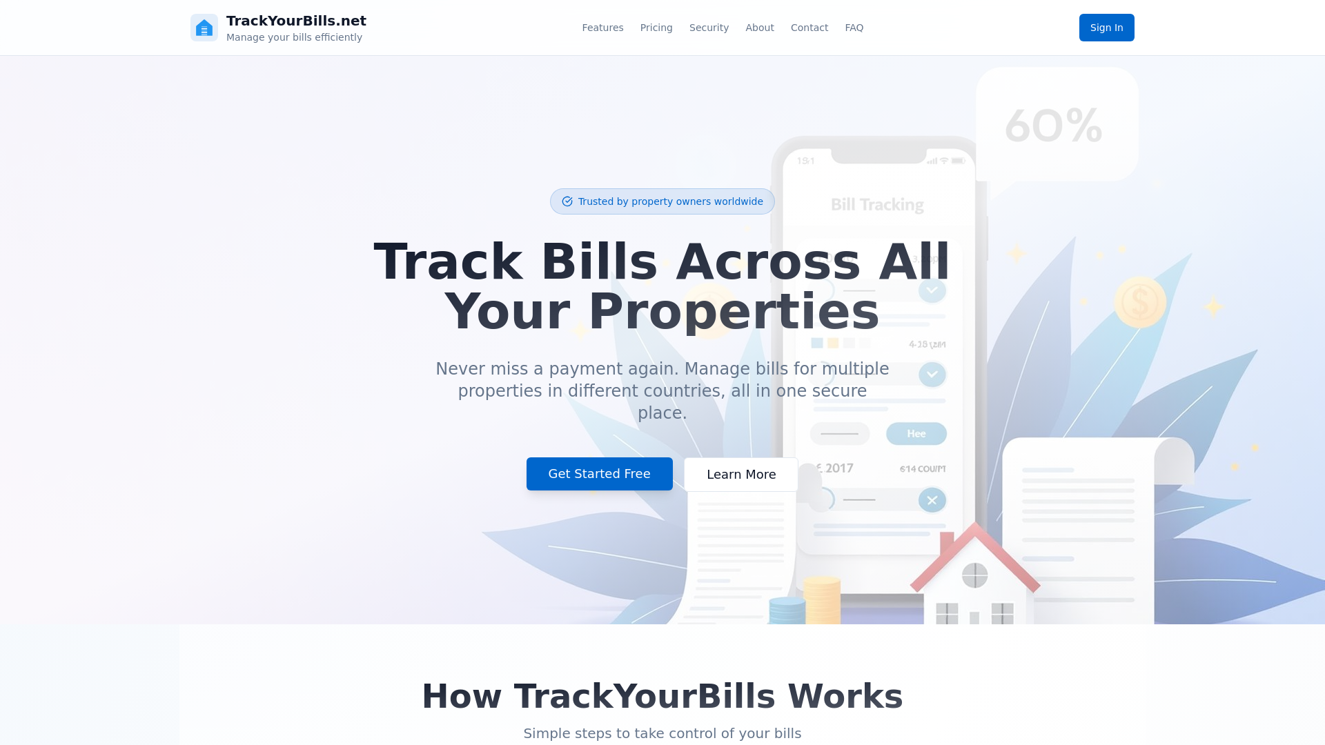 Manage Bills Across All Properties screenshot 1