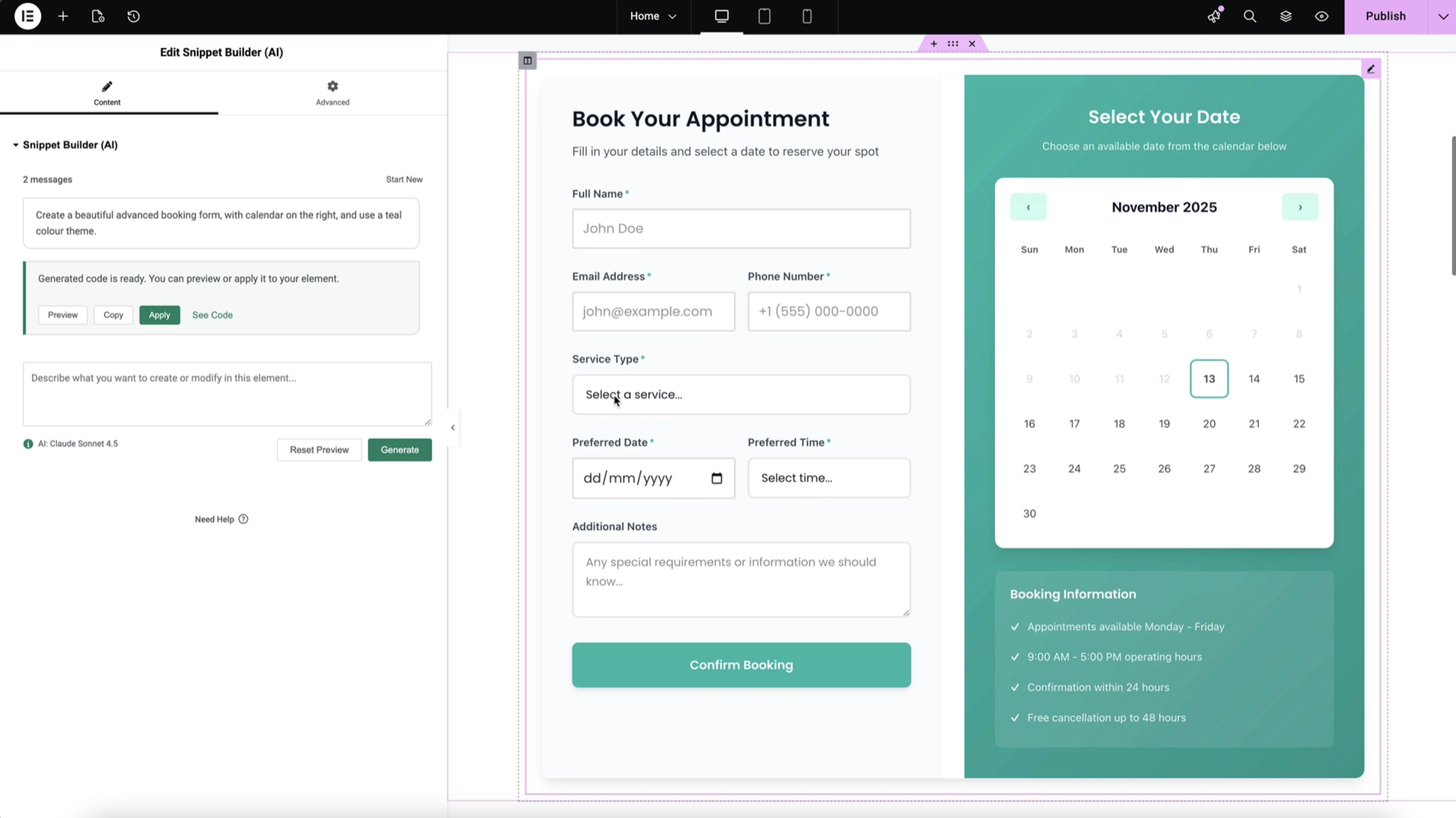 Powerful AI addons for Elementor screenshot 3