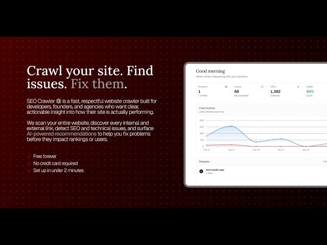 SEO Crawler screenshot 1
