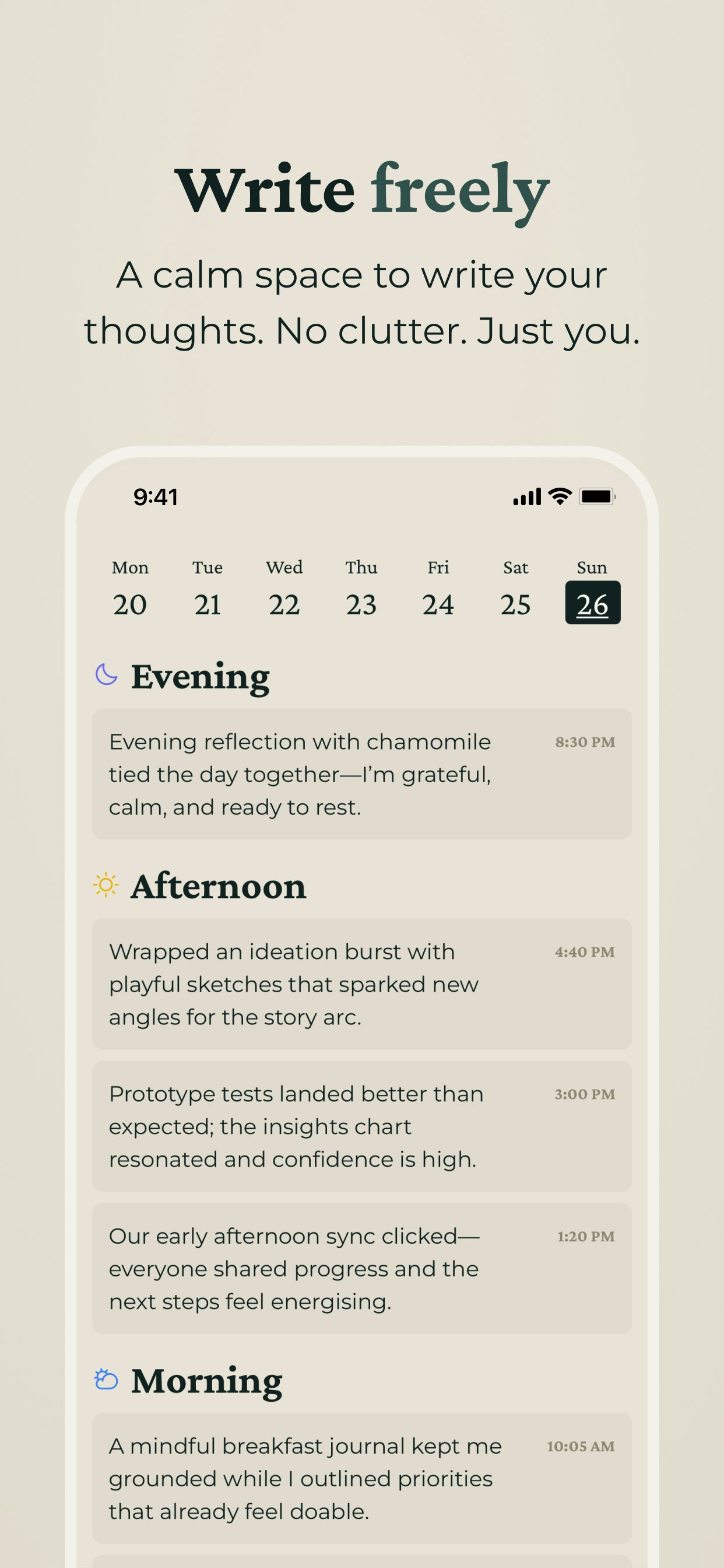Mindbrew: Your AI Journal screenshot 2