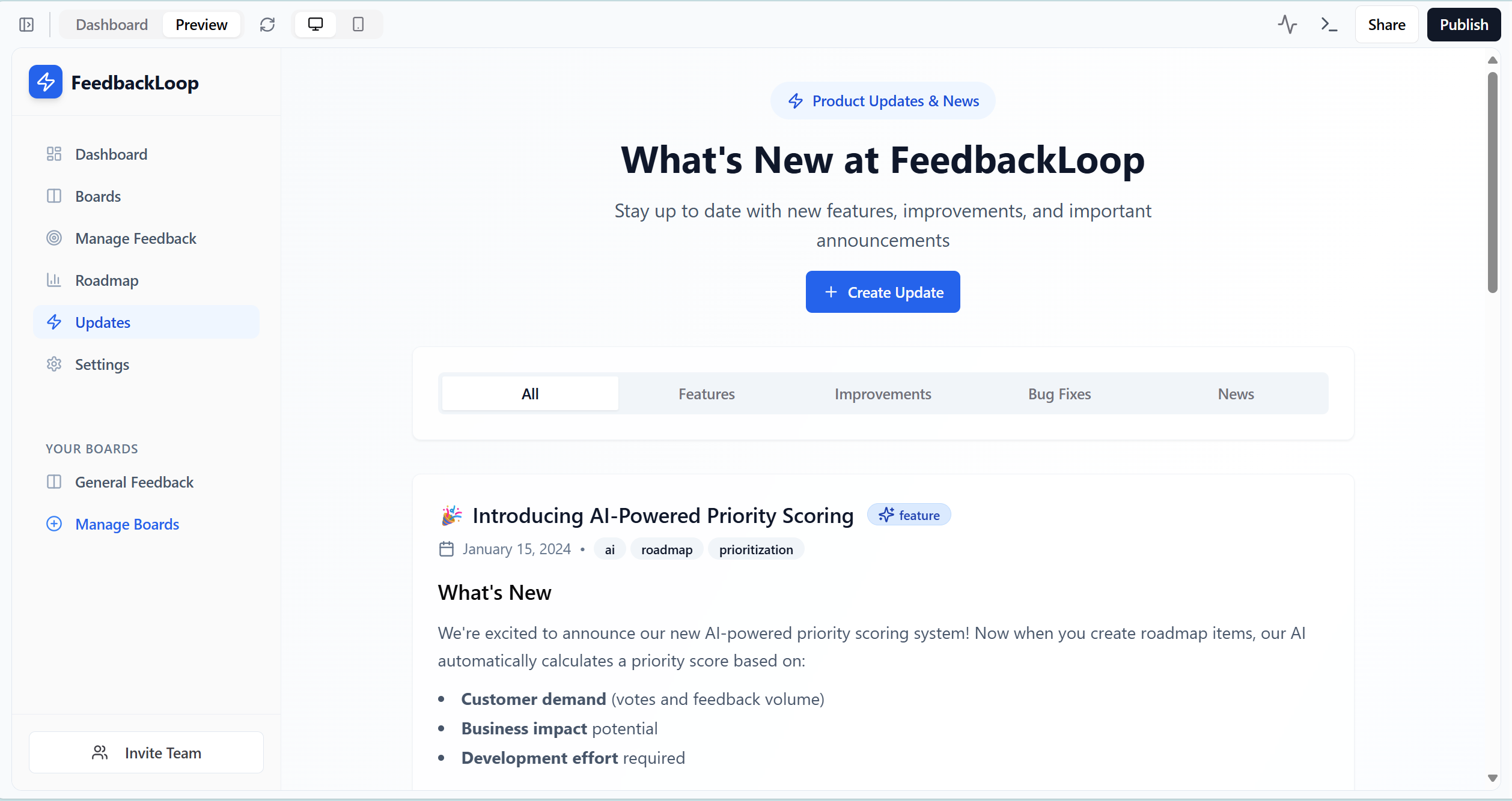 FeedbackLoop screenshot 5