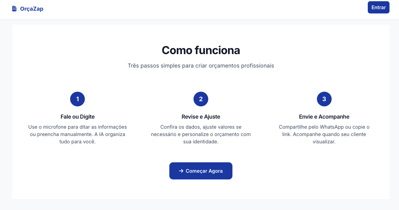 OrçaZap screenshot 3