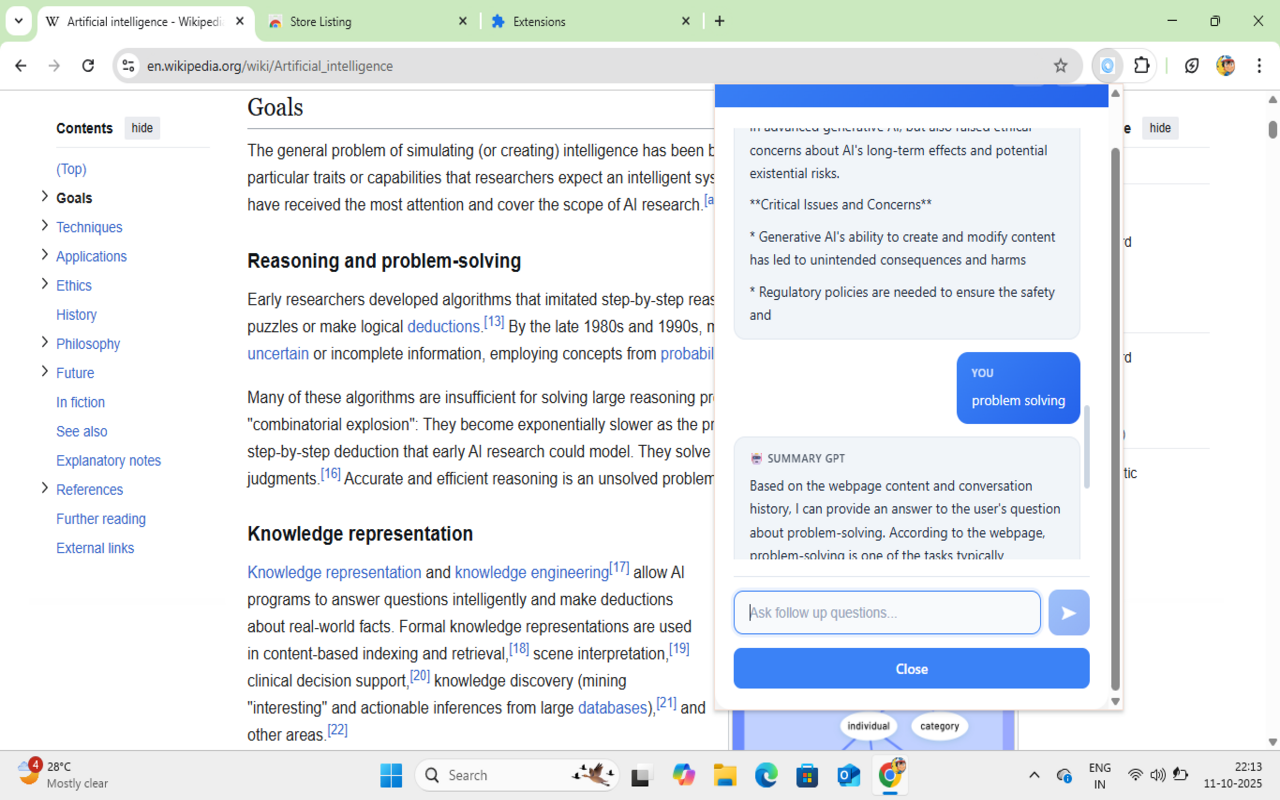 Summary GPT screenshot 5