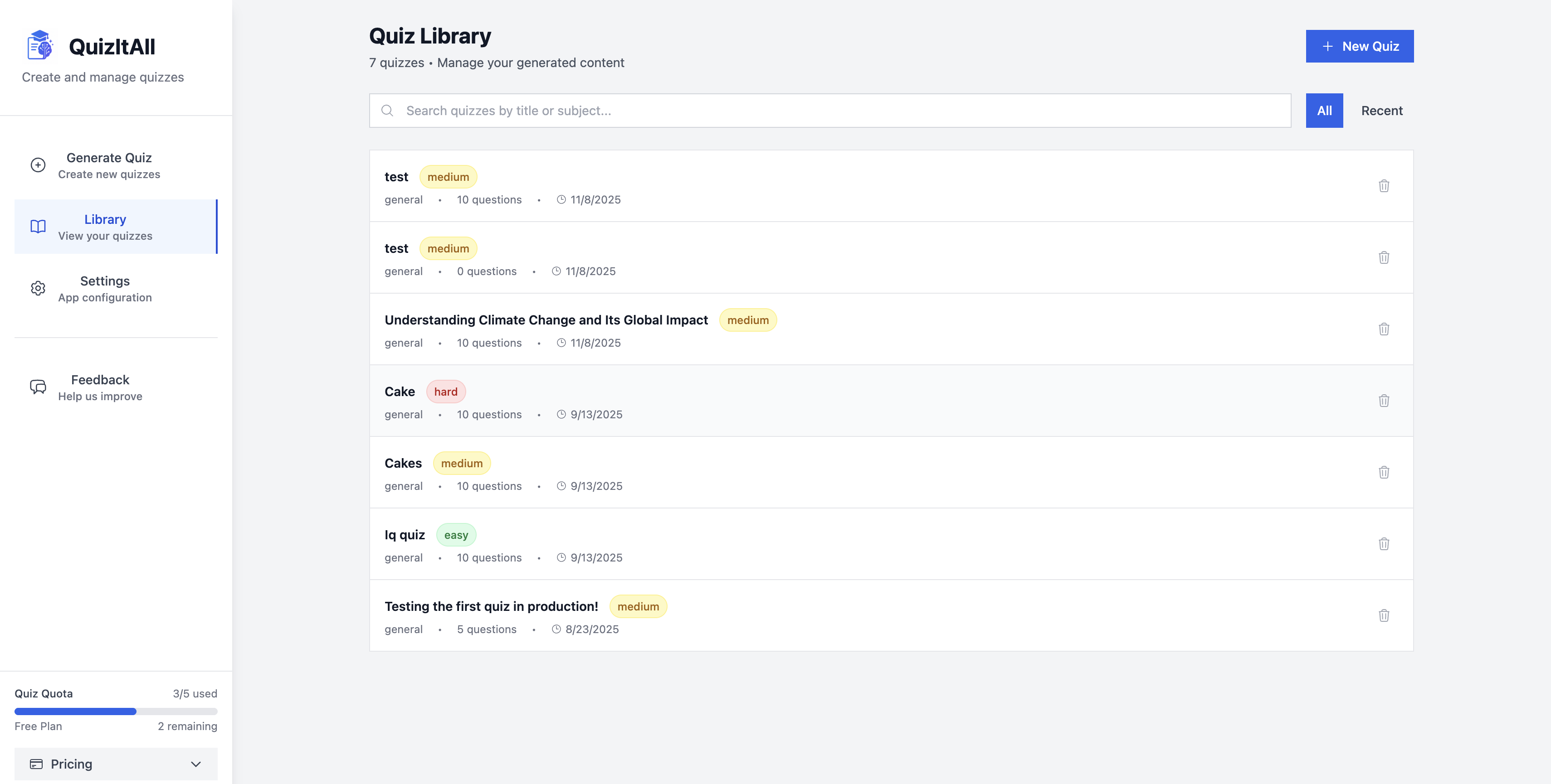 QuizItAll screenshot 3
