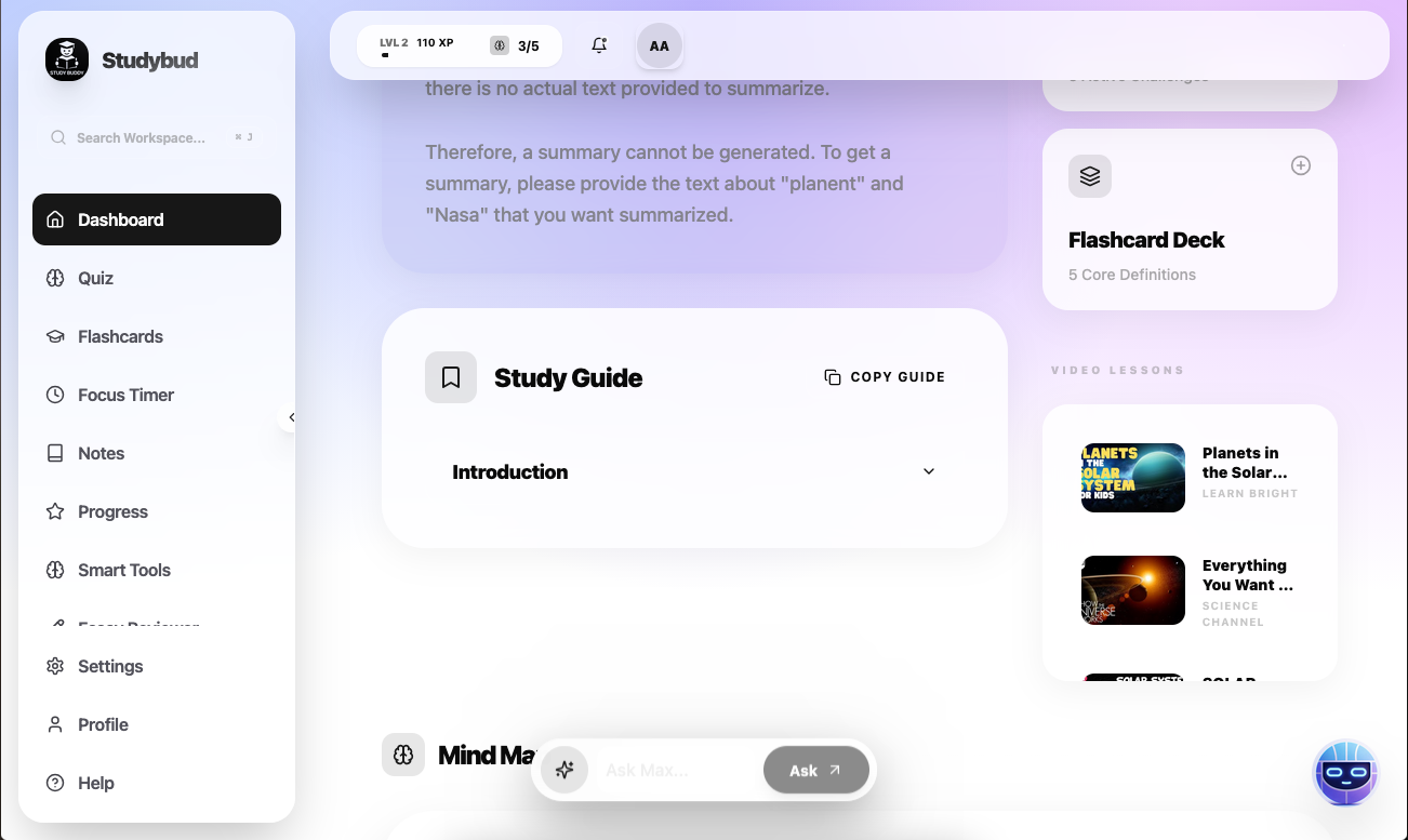 StudyBudAI screenshot 5