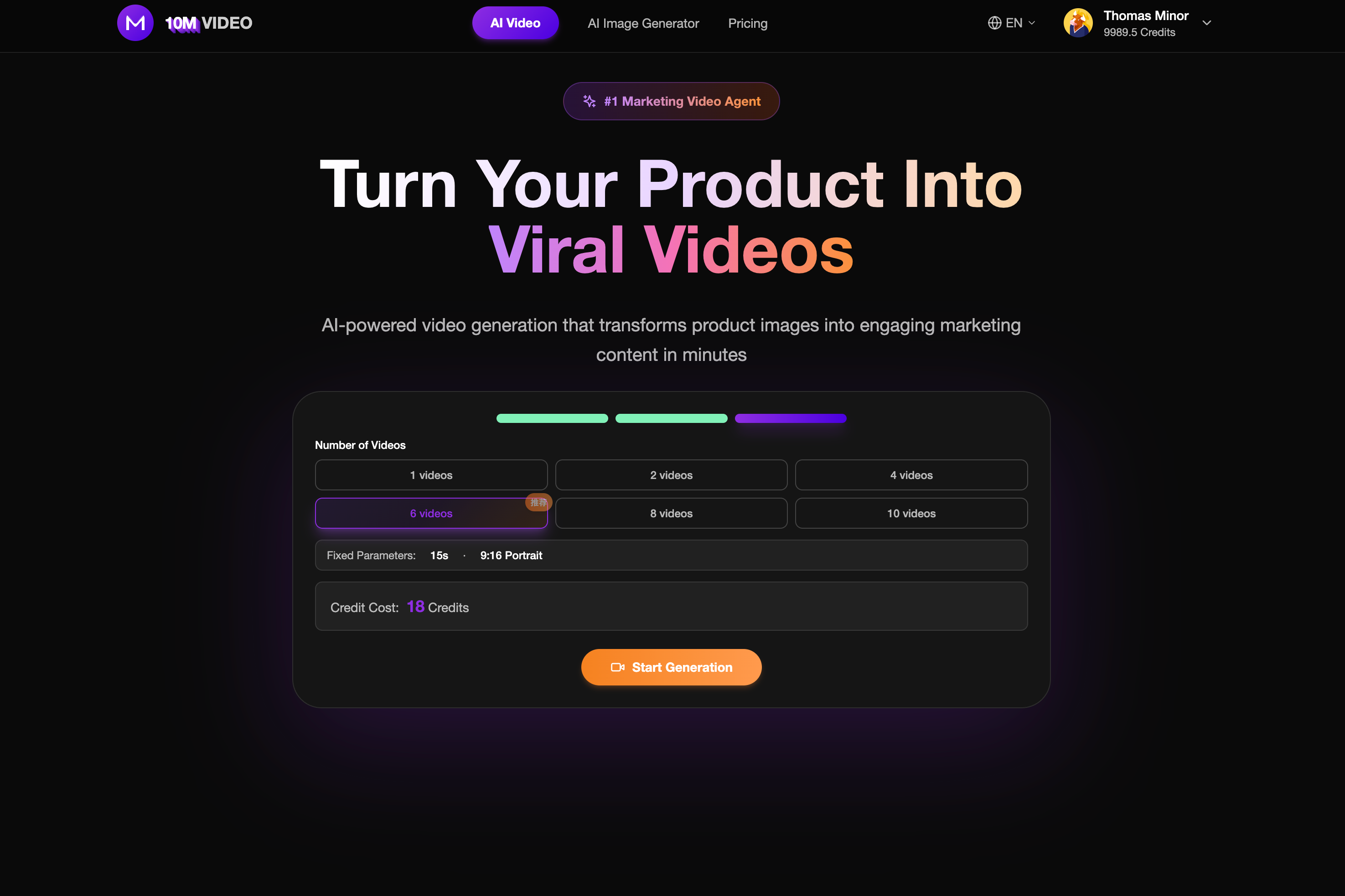 10m.video Turn images into viral videos  screenshot 4