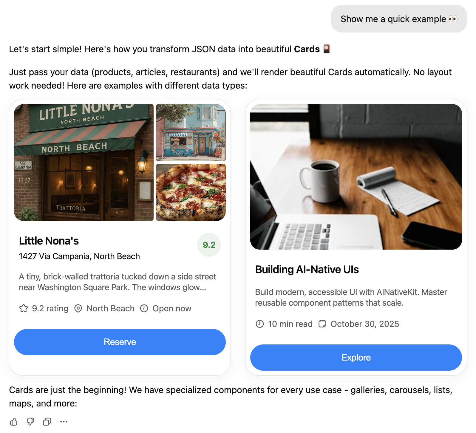 AINativeKit-UI screenshot 1