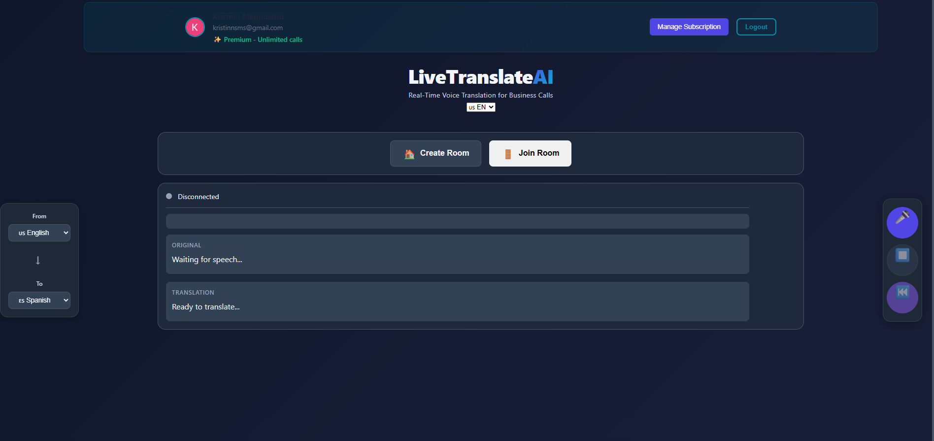 Live Translate Ai screenshot 2